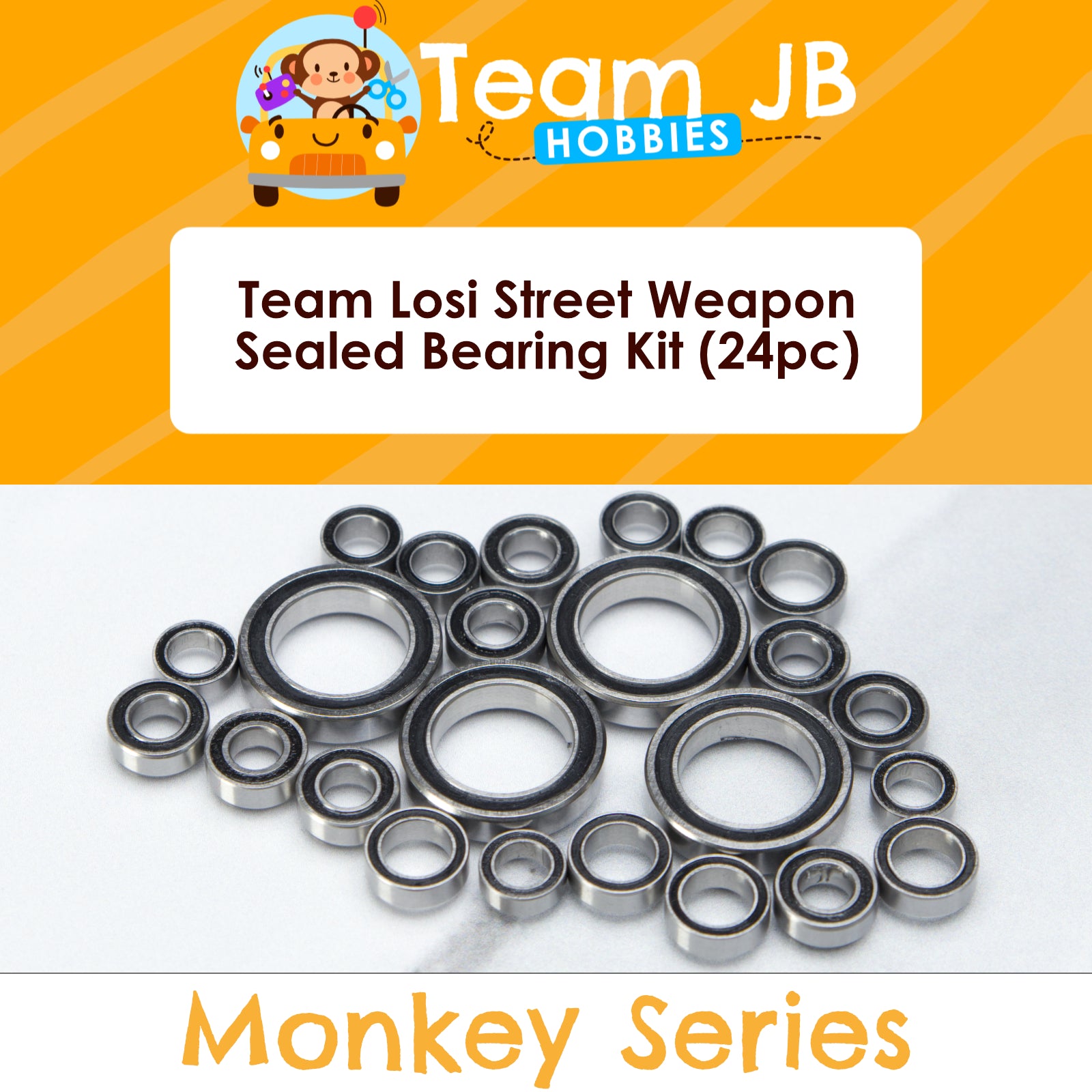 Team Losi Street Weapon - Sealed Bearing Kit