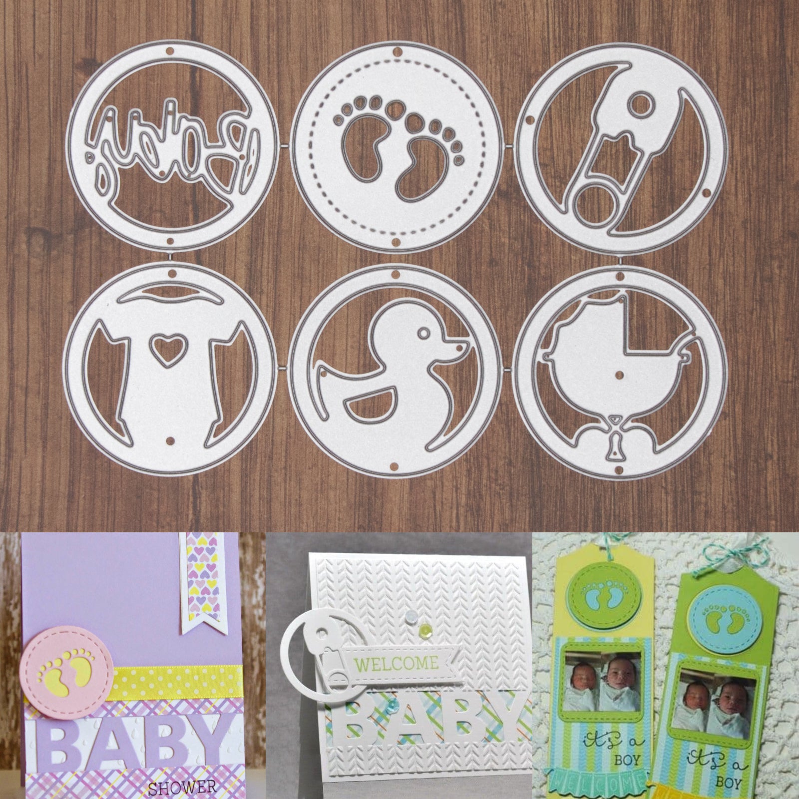 Baby Icons Circles Cutting Dies