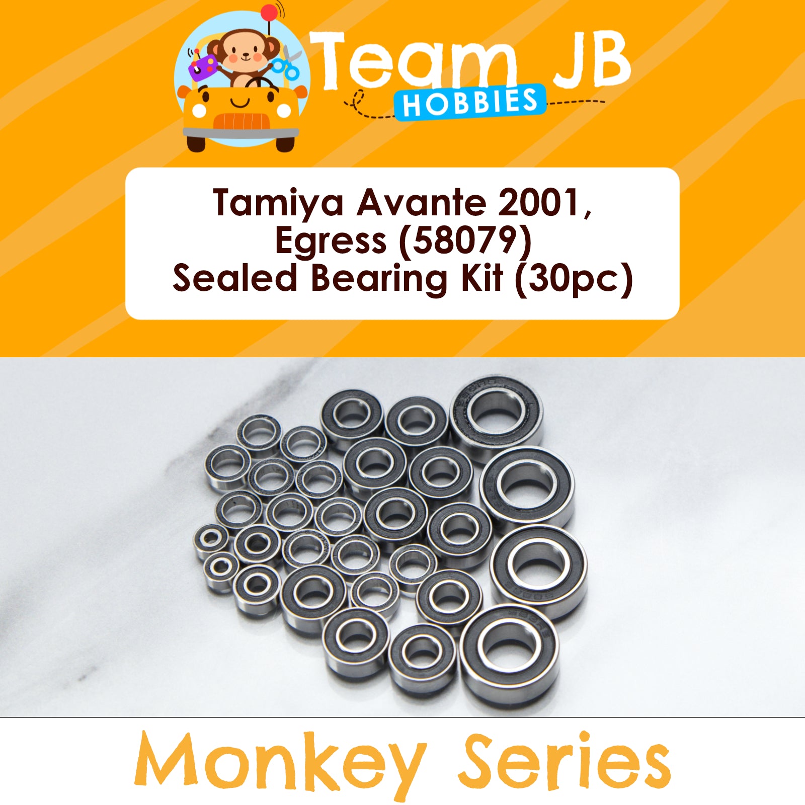Tamiya Avante 2001, Egress (58079) - Sealed Bearing Kit