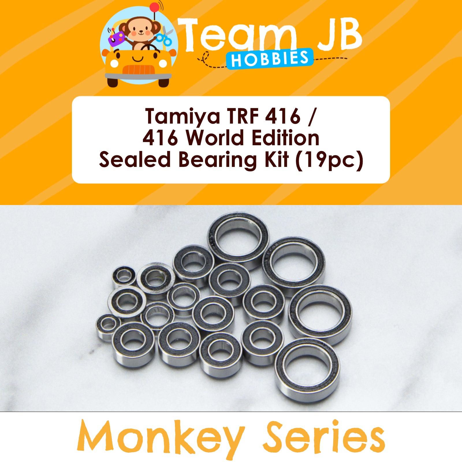 Tamiya TRF 416, TRF 416 World Edition Chassis  - Sealed Bearing Kit