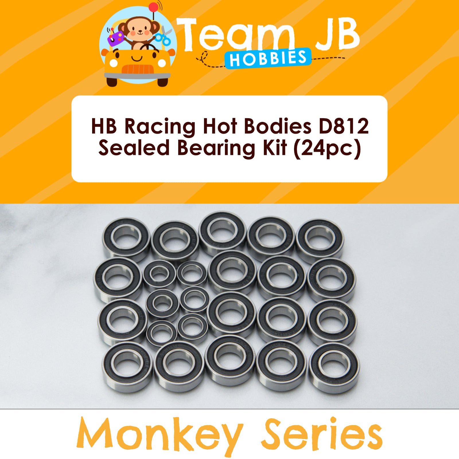 HB Racing Hot Bodies D812 - Sealed Bearing Kit