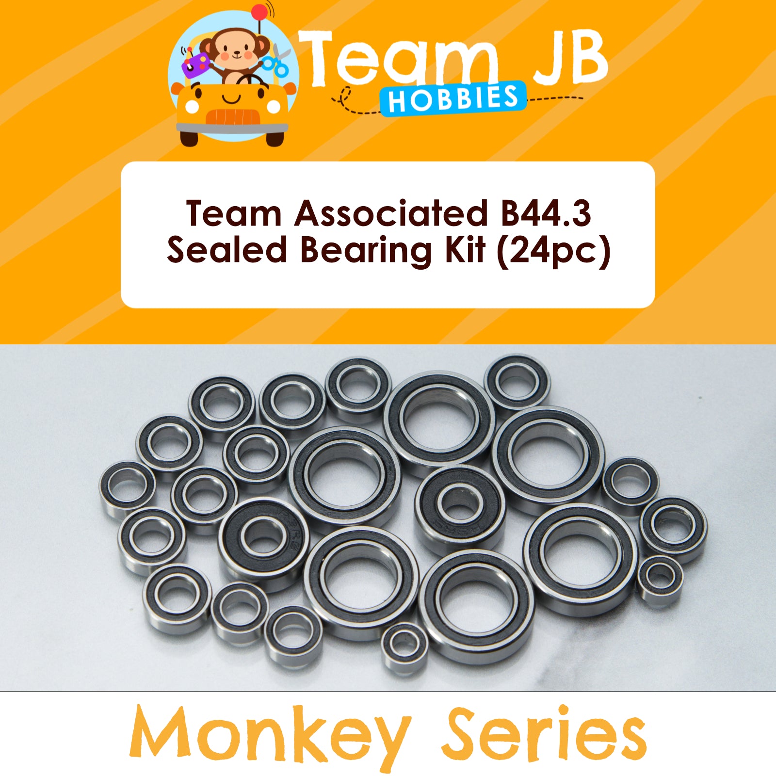 Team Associated B44.3 - Sealed Bearing Kit