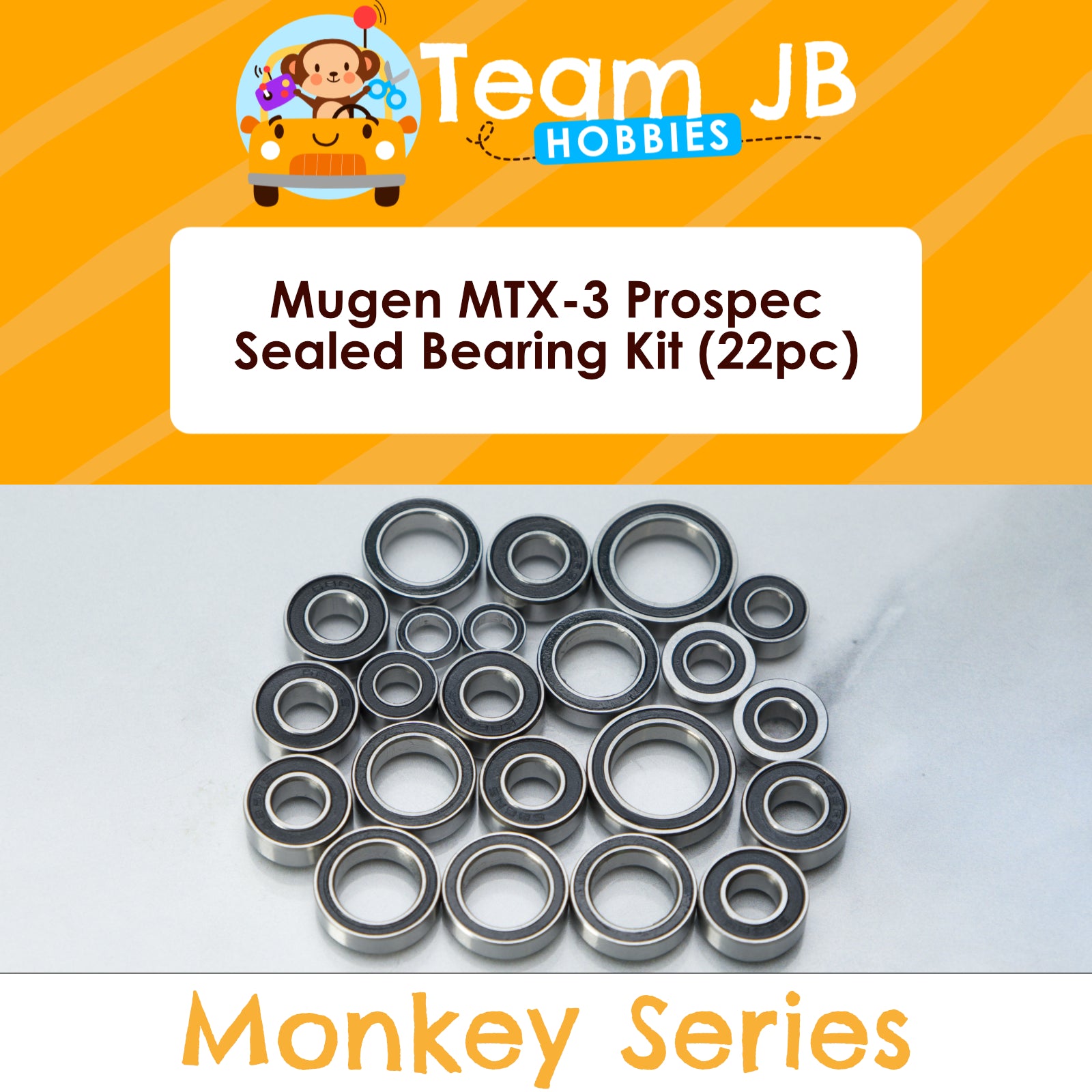 Mugen MTX-3 Prospec - Sealed Bearing Kit