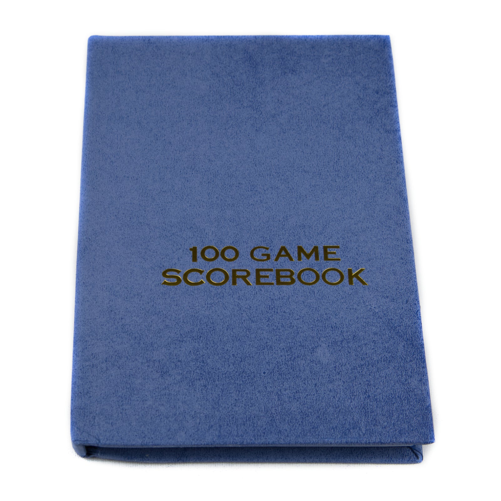 100 Game Hard Cover Chess Scorebook - Blue