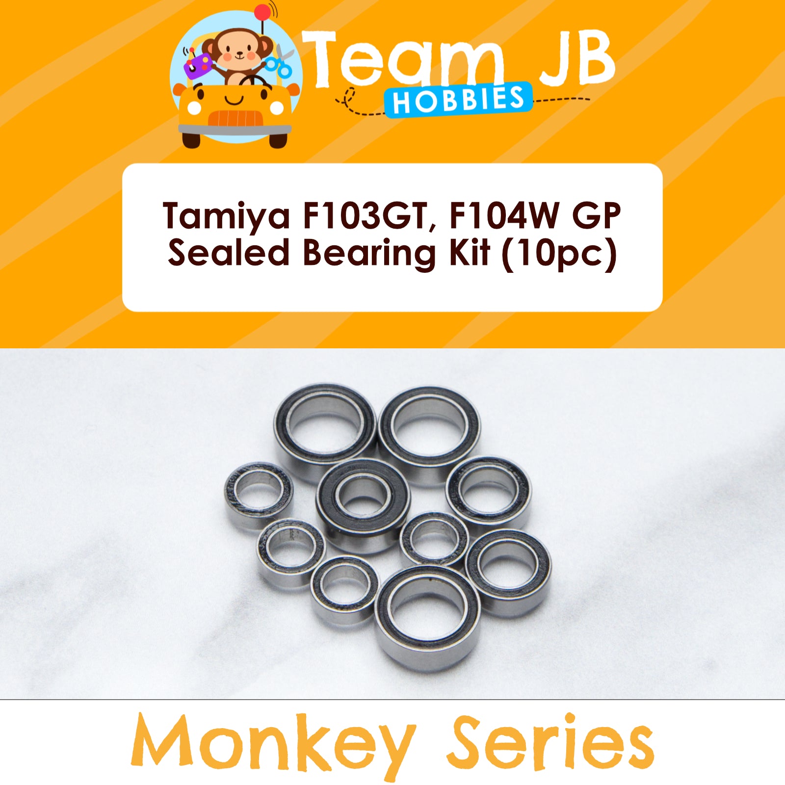 Tamiya F103GT, F104W GP - Sealed Bearing Kit