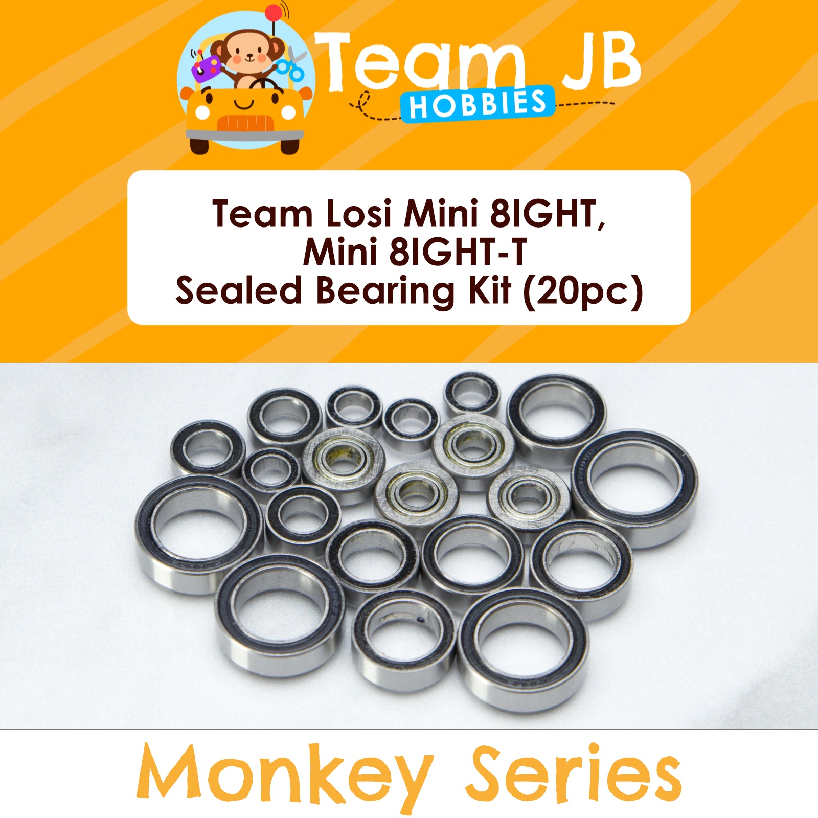 Team Losi Mini 8IGHT, Mini 8IGHT-T - Sealed Bearing Kit