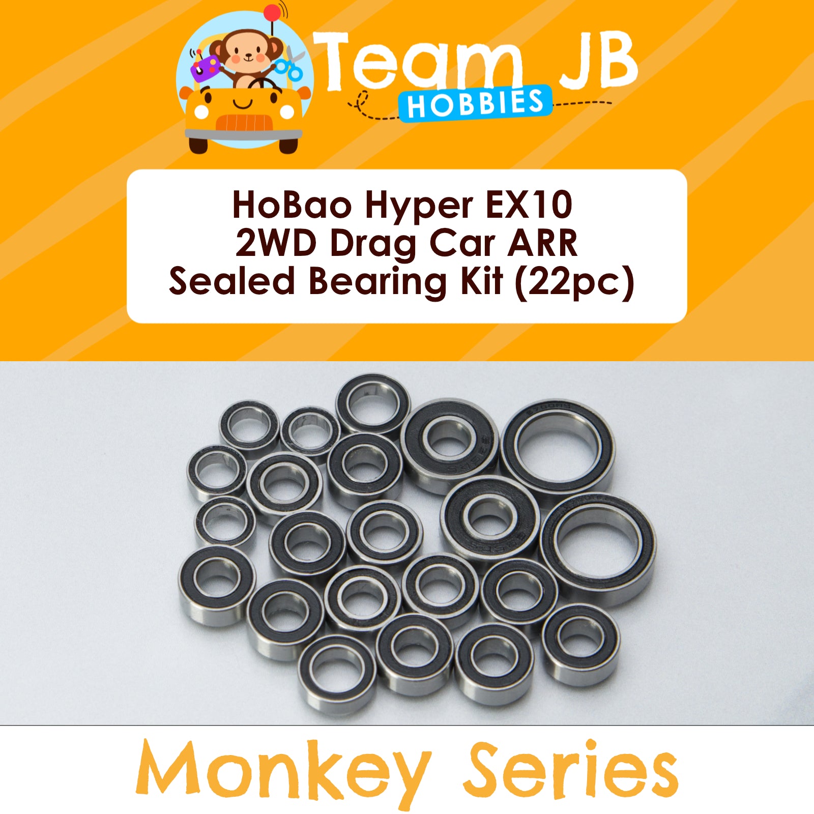 HoBao Hyper EX10 2WD Drag Car ARR - Sealed Bearing Kit