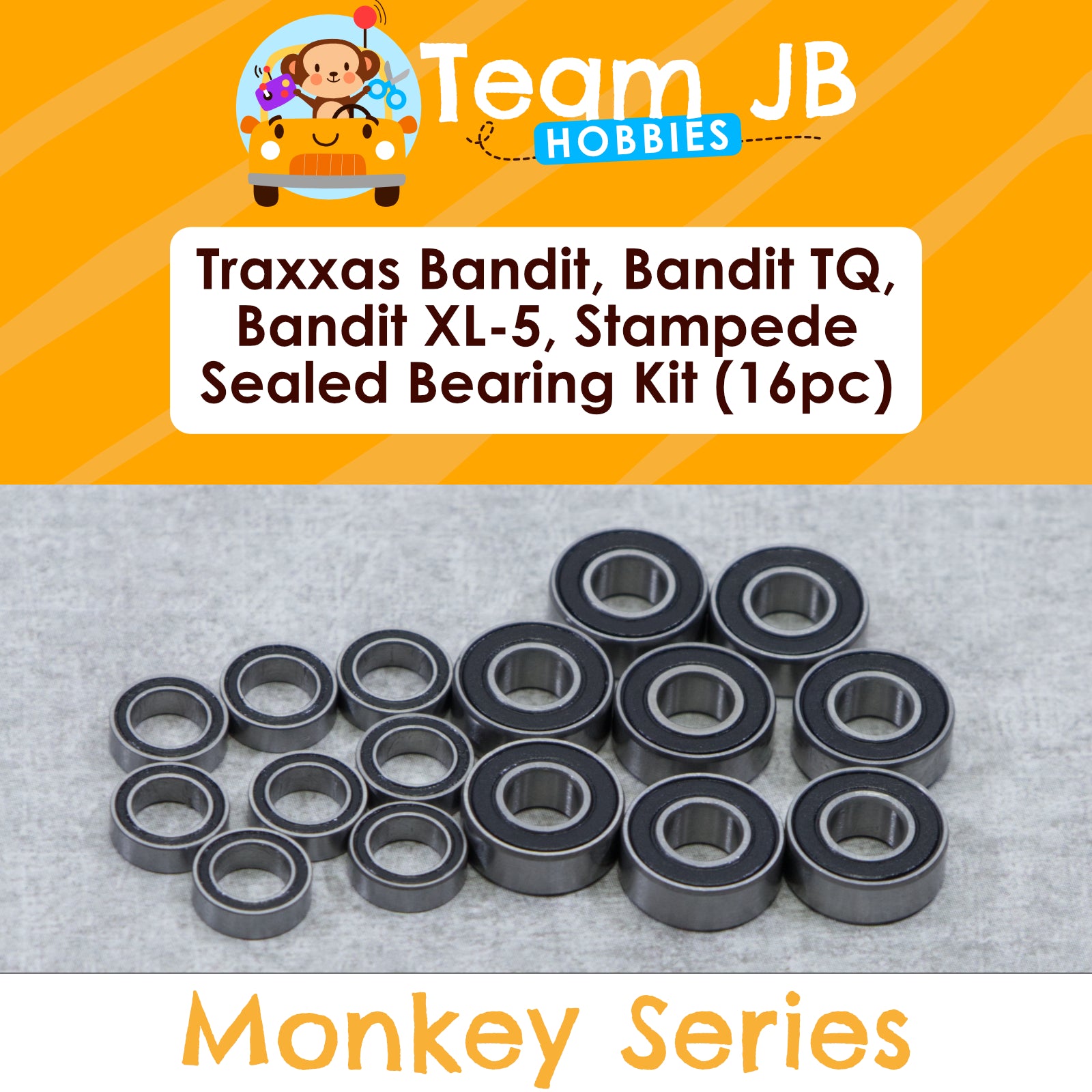 Traxxas Bandit, Bandit TQ/XL-5, Stampede - Sealed Bearing Kit