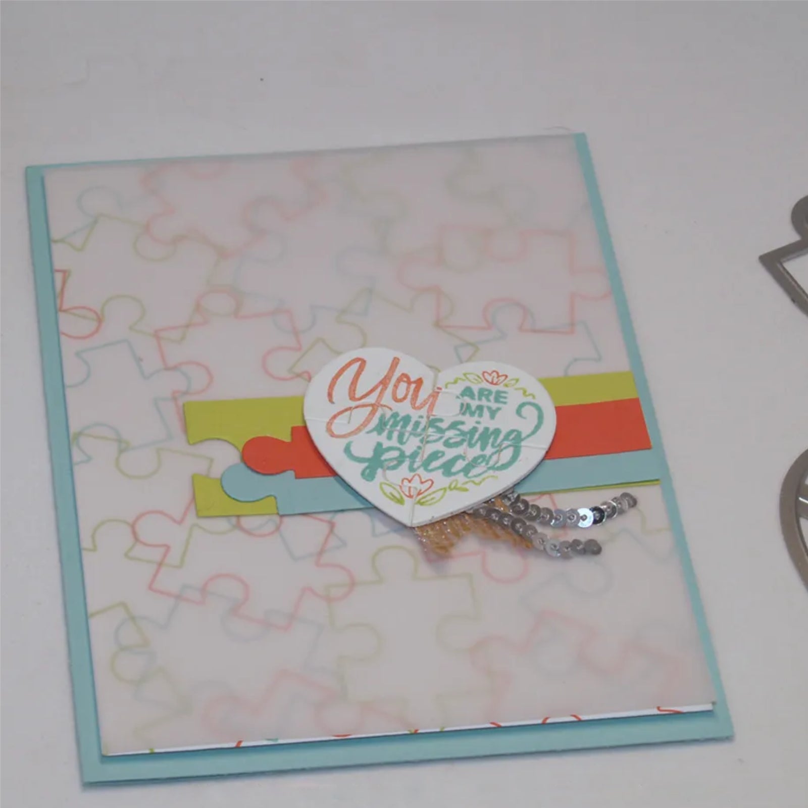 You Are My Missing Piece Jigsaw Puzzle Cutting Dies & Stamps Set