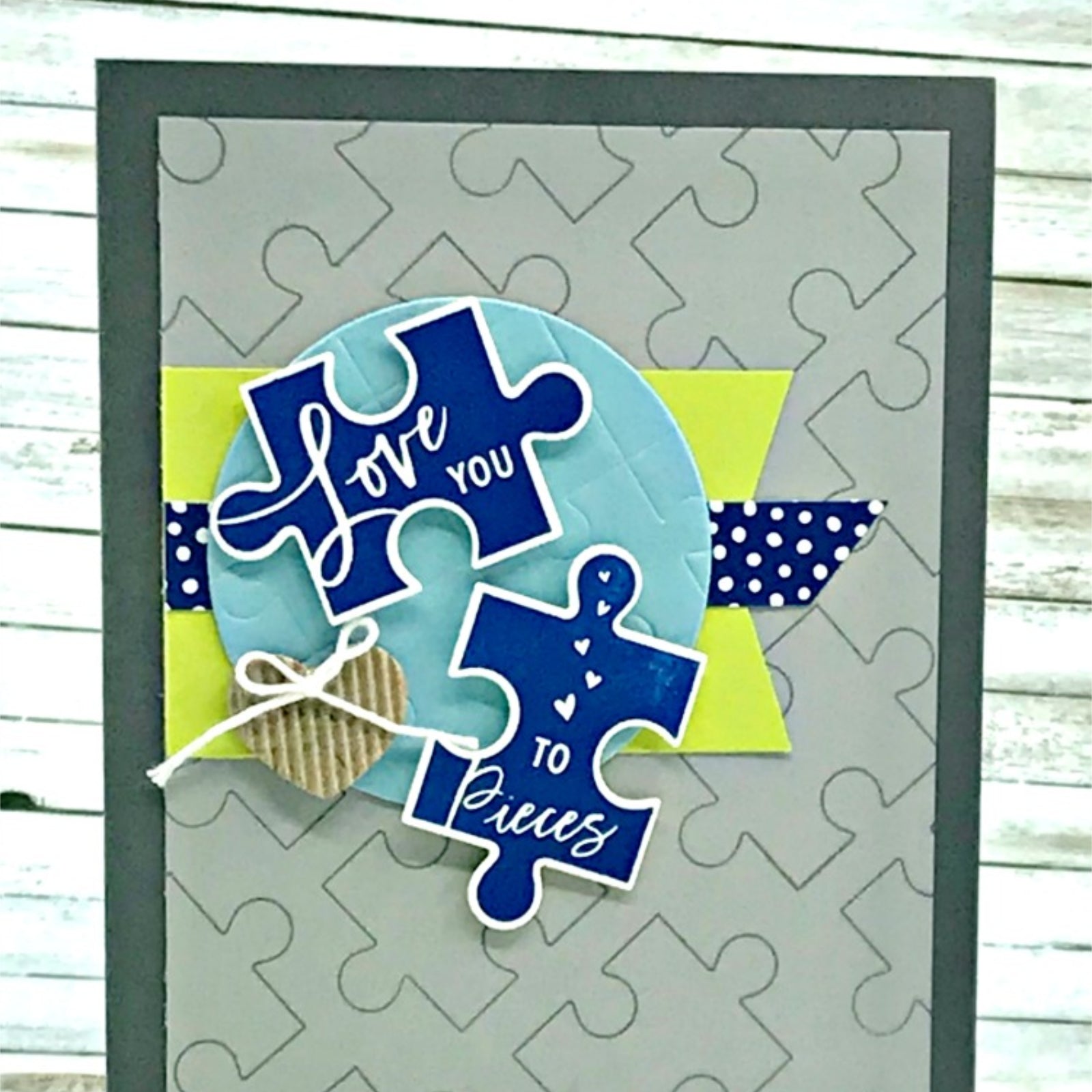 You Are My Missing Piece Jigsaw Puzzle Cutting Dies & Stamps Set