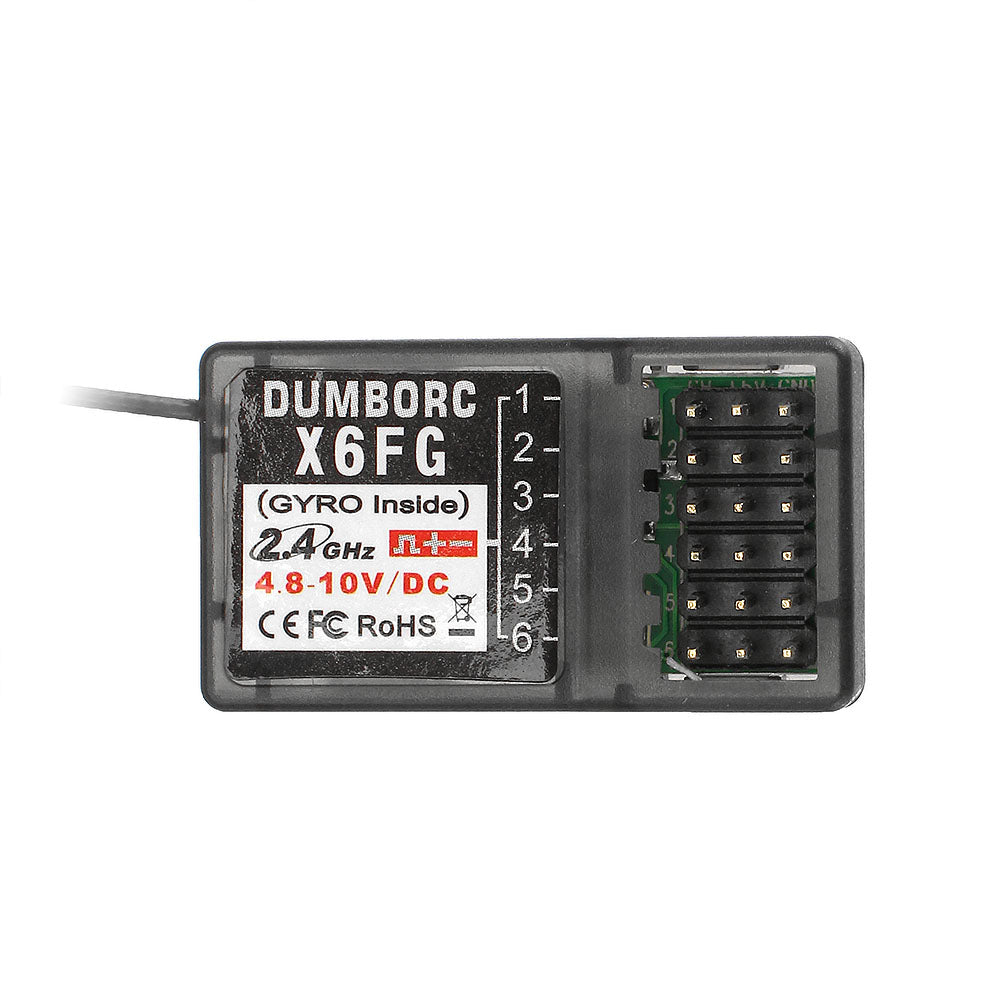 DumboRC X6FG 2.4 Receiver with Gyro