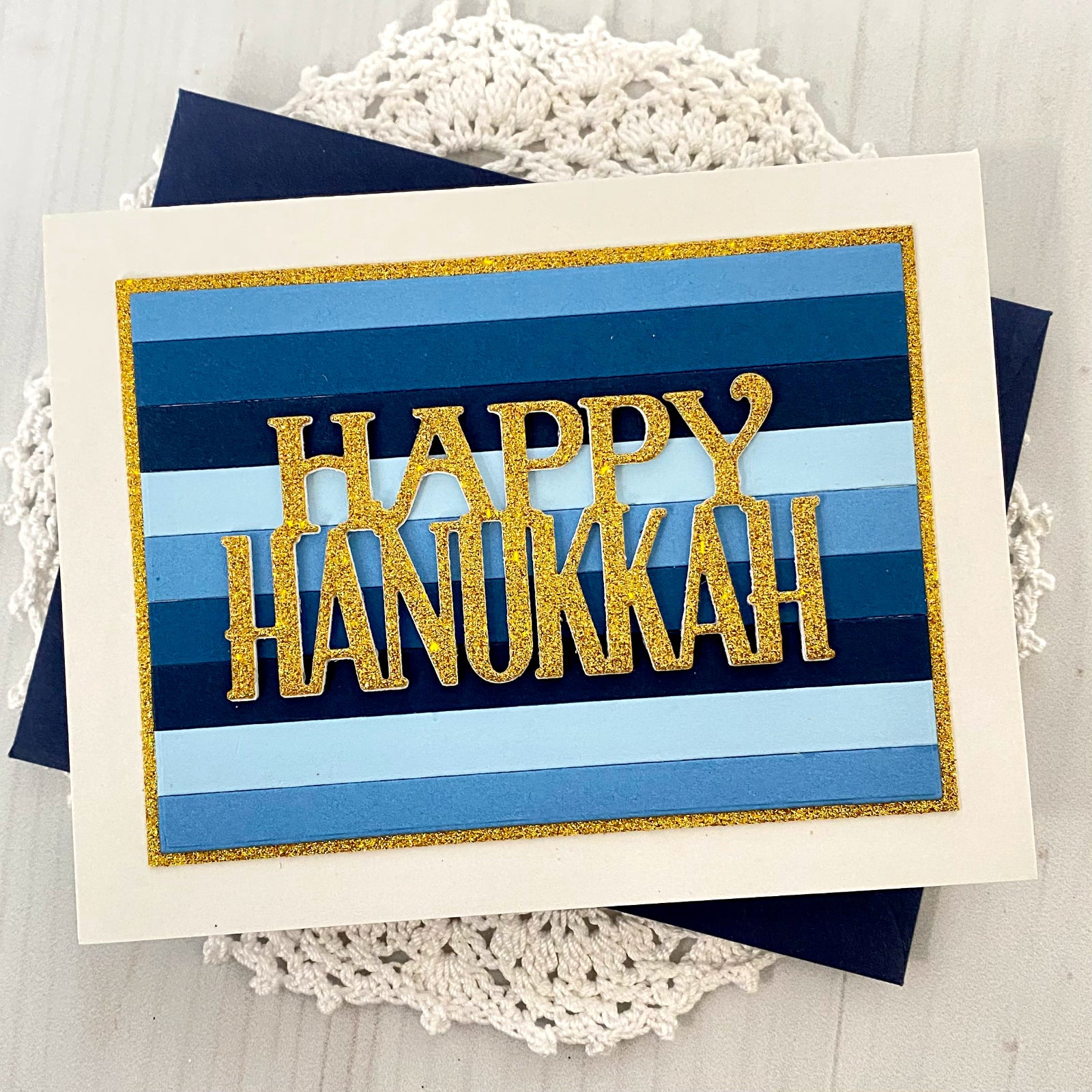 Happy Hanukkah Sentiment Cutting Die