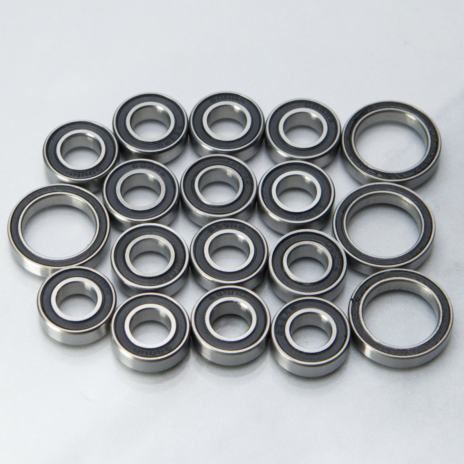 Kit Roulements Céramique FastEddy Pour Mugen MBX7 M-SPEC, étanches Caoutchouc