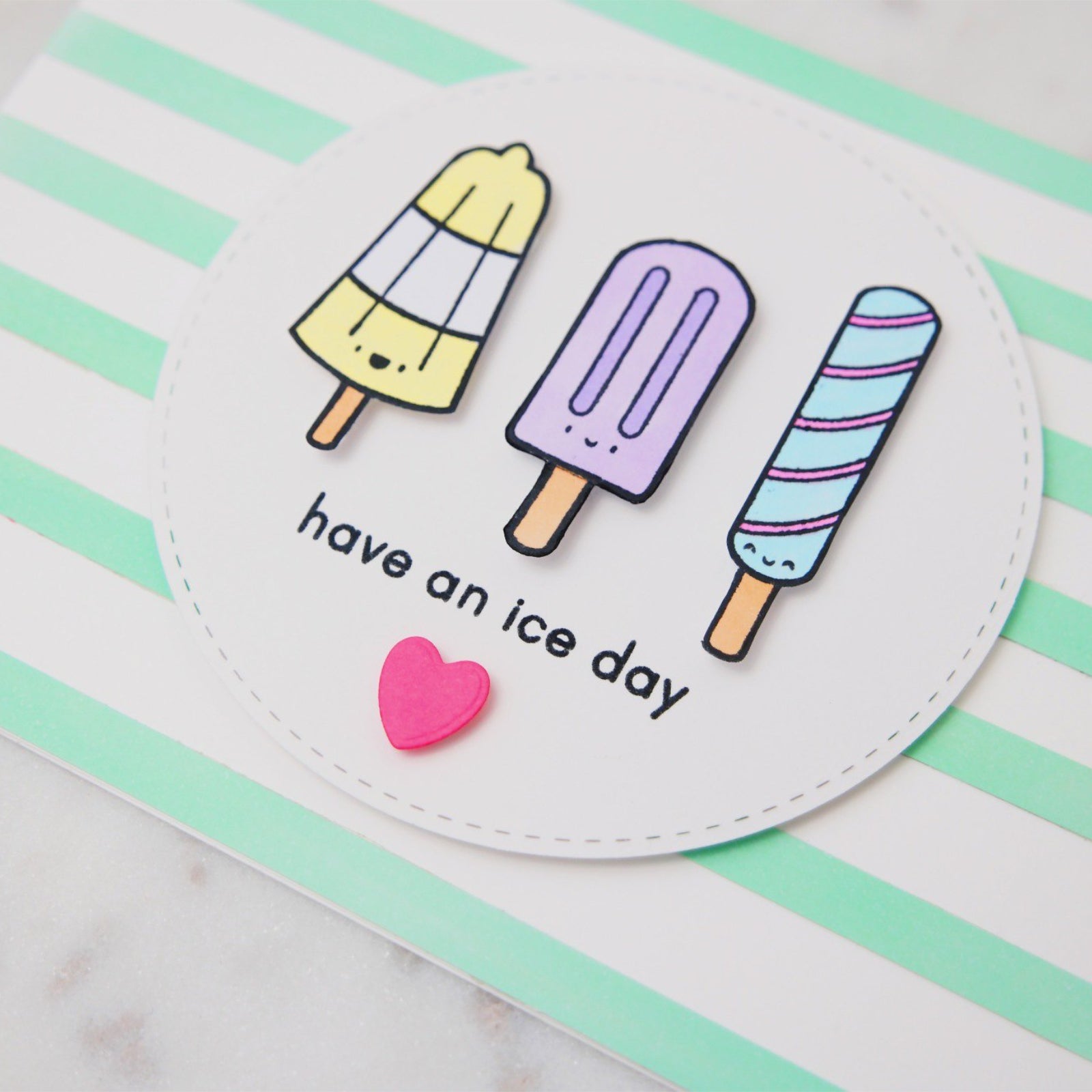 Anything is Popsicle Icy Treats Cutting Dies & Stamps Set