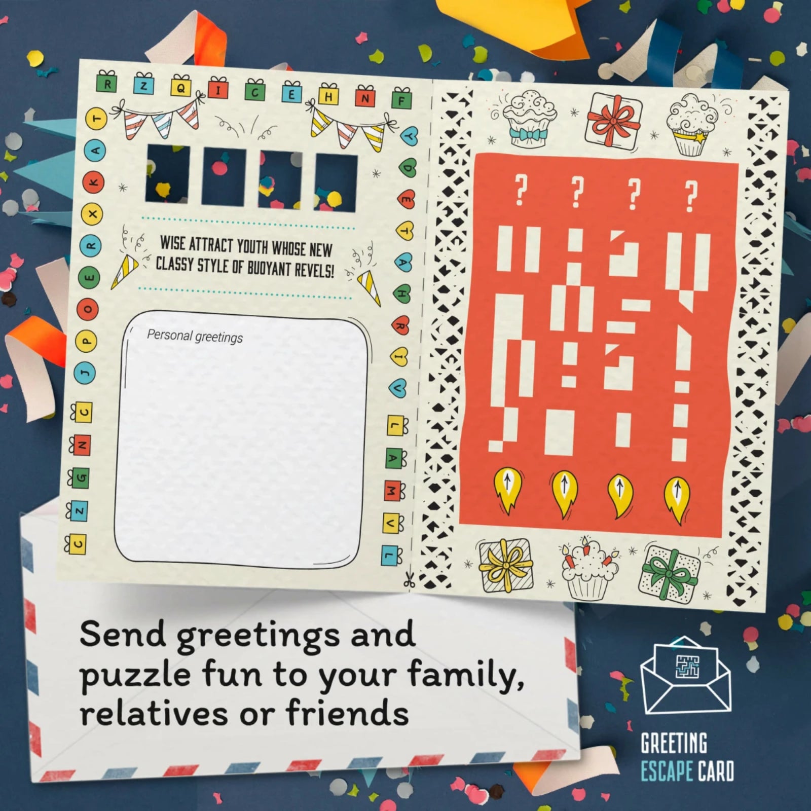 Happy Birthday Escape Greeting Card (EN) - iDventure