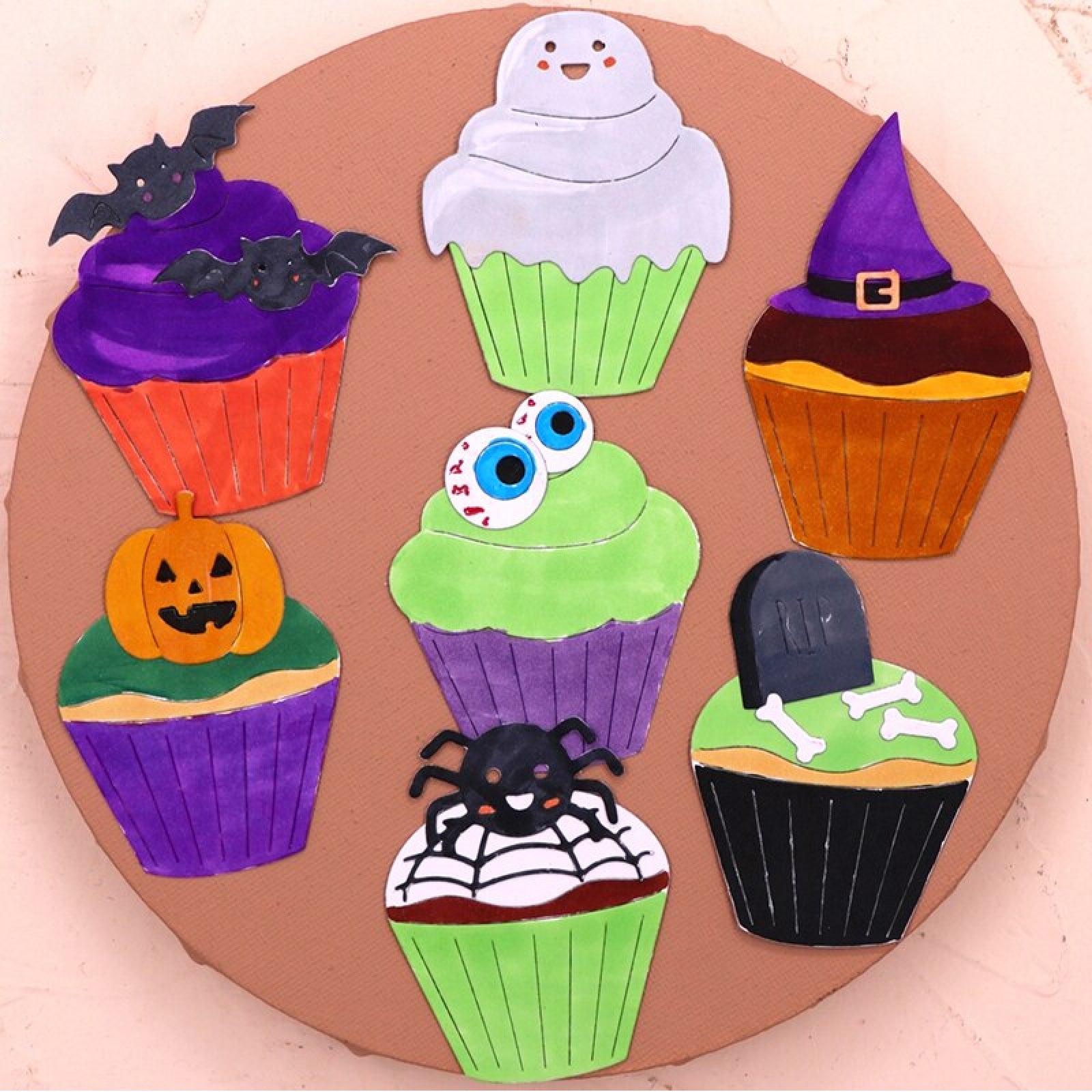 Creepy Cupcakes Halloween Cutting Dies