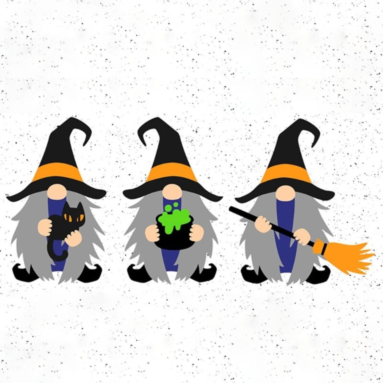 Halloween Gnomes Trio Cutting & Embossing Dies