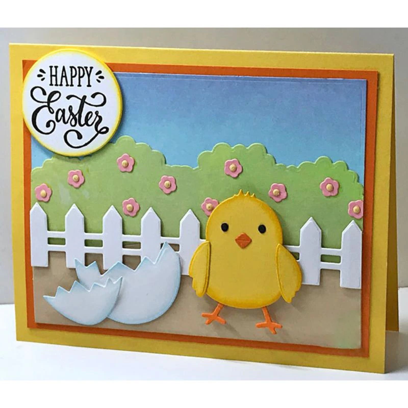 Just Hatched Chick w Eggshells Cutting & Embossing Dies
