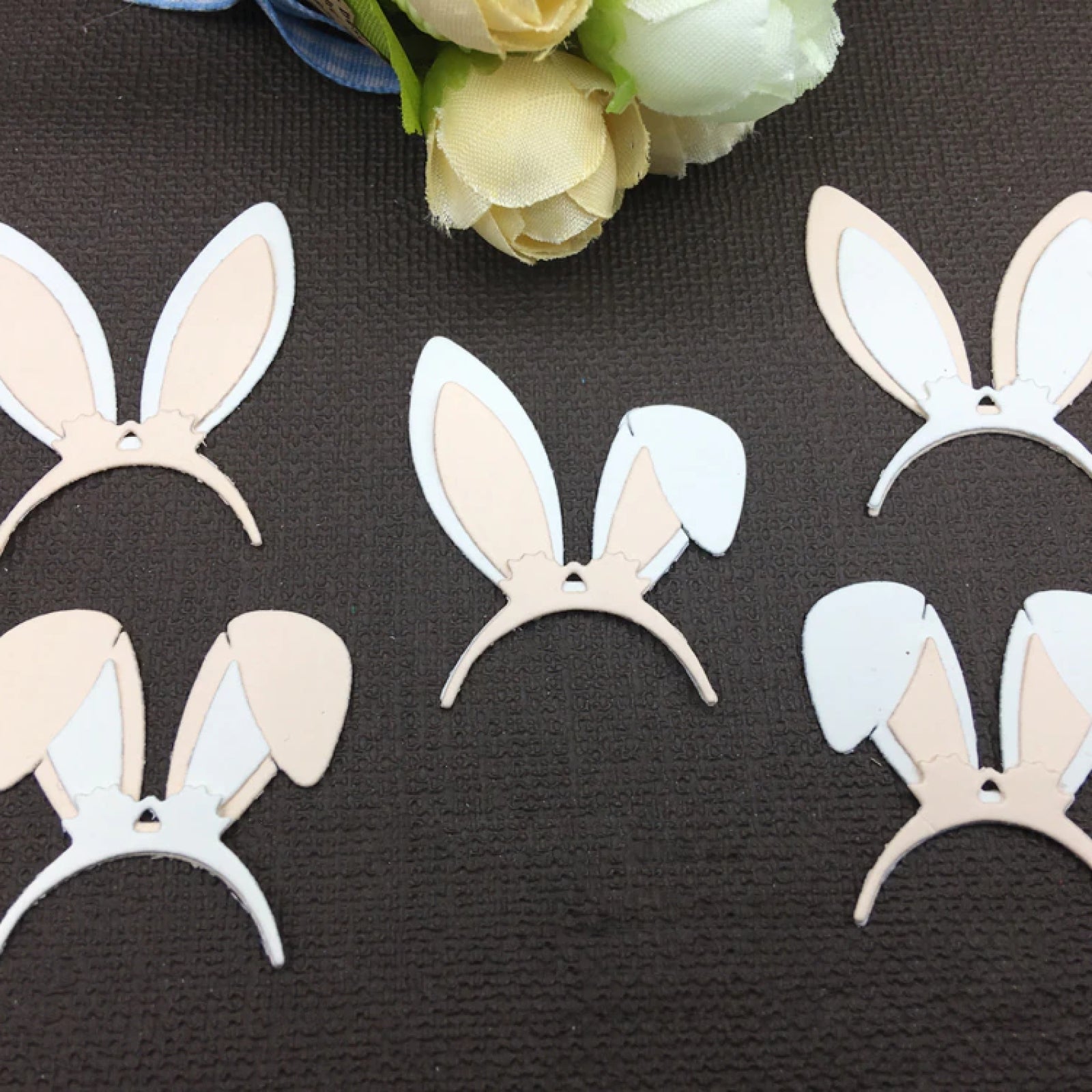 Little Bunny Rabbit Ears Headbands Cutting & Embossing Dies