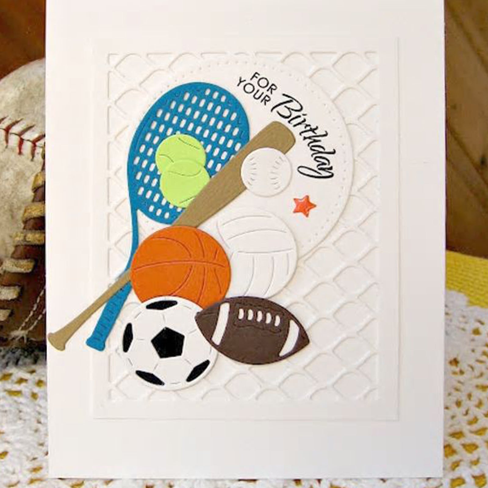 Sports of All Sorts Cutting & Embossing Dies
