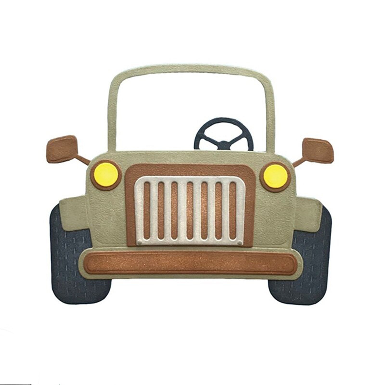 Classic Safari Jeep Vehicle Cutting & Embossing Dies