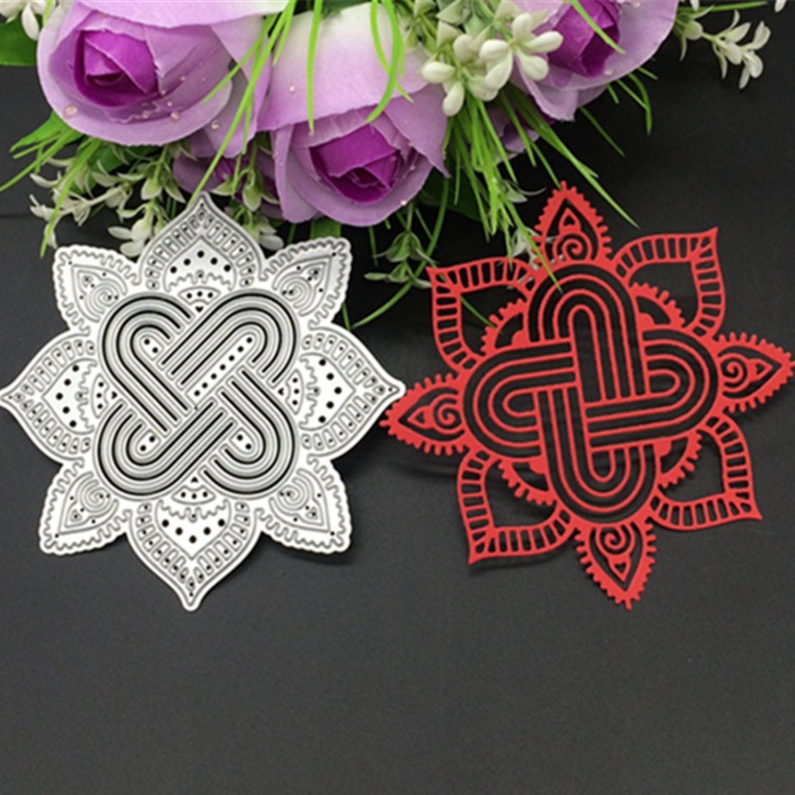 Mandala Abstract Knot Square Cutting Die