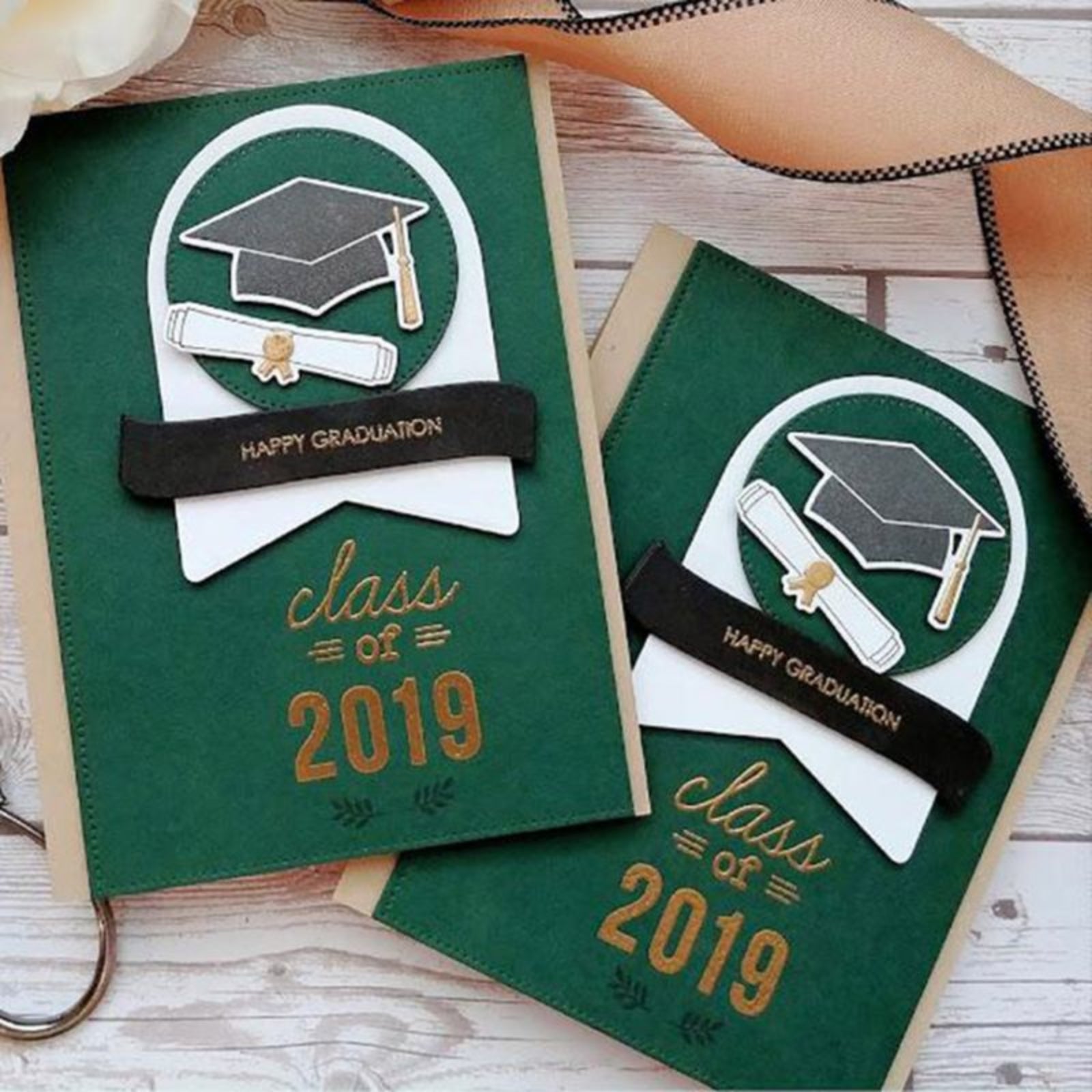Hats Off To You Graduate Cutting Dies and Stamps Set