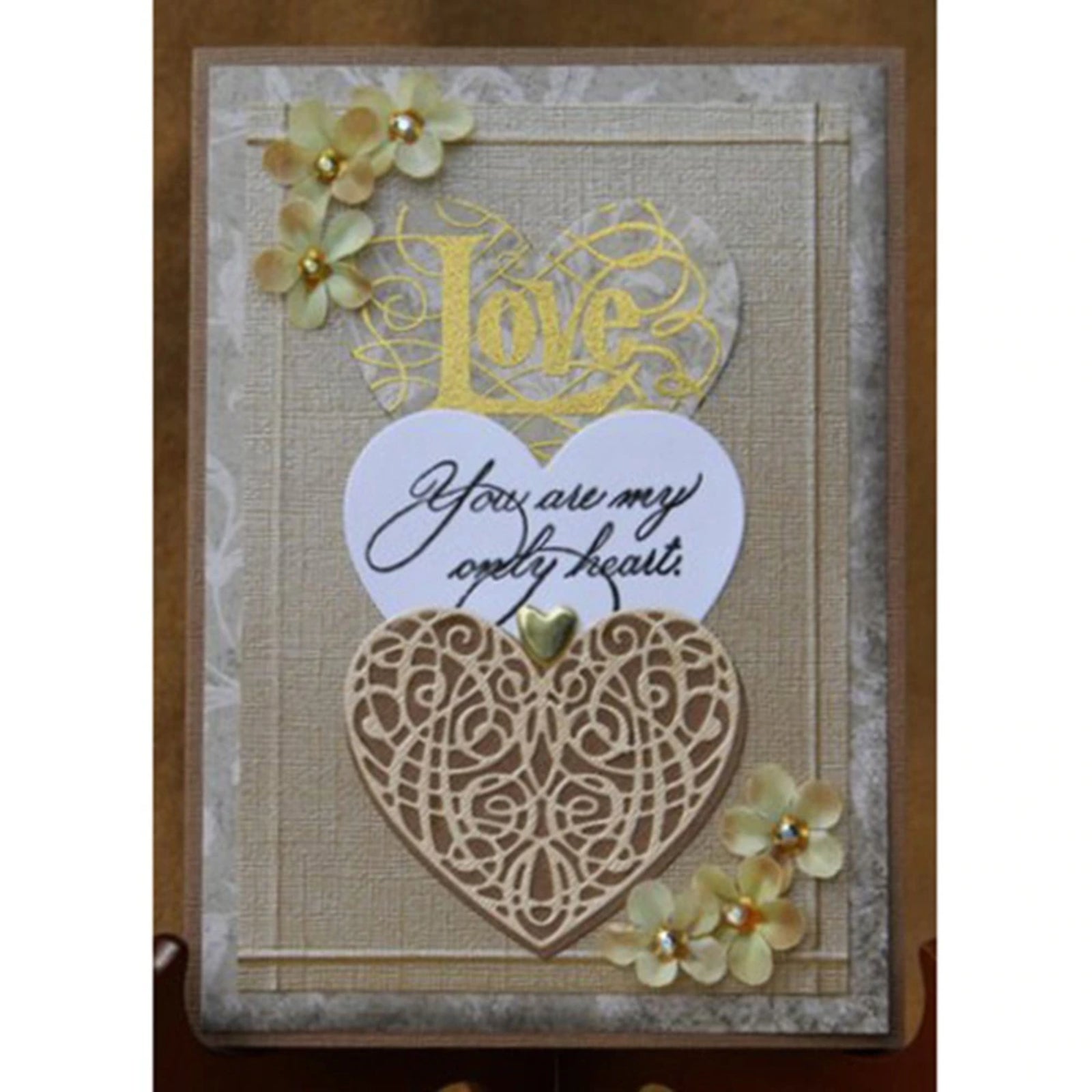 Lovely Filigree Heart Cutting Die