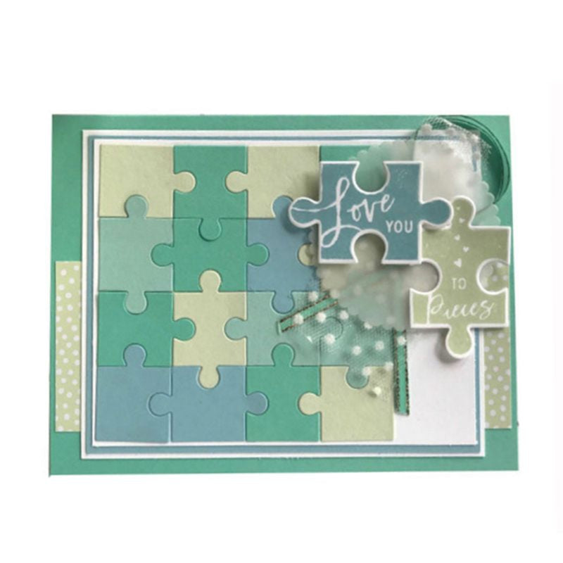 Love You to Pieces Puzzles Cutting & Embossing Dies