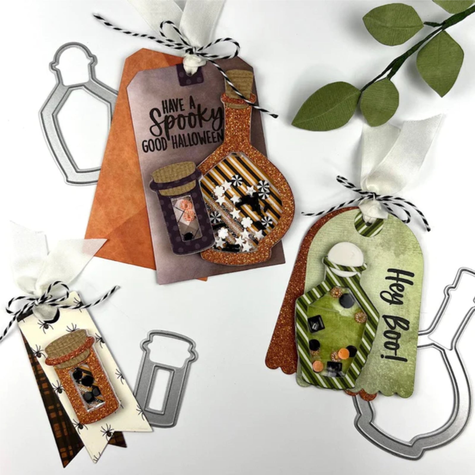 Pick A Poison Halloween Confetti Shakers Cutting Dies