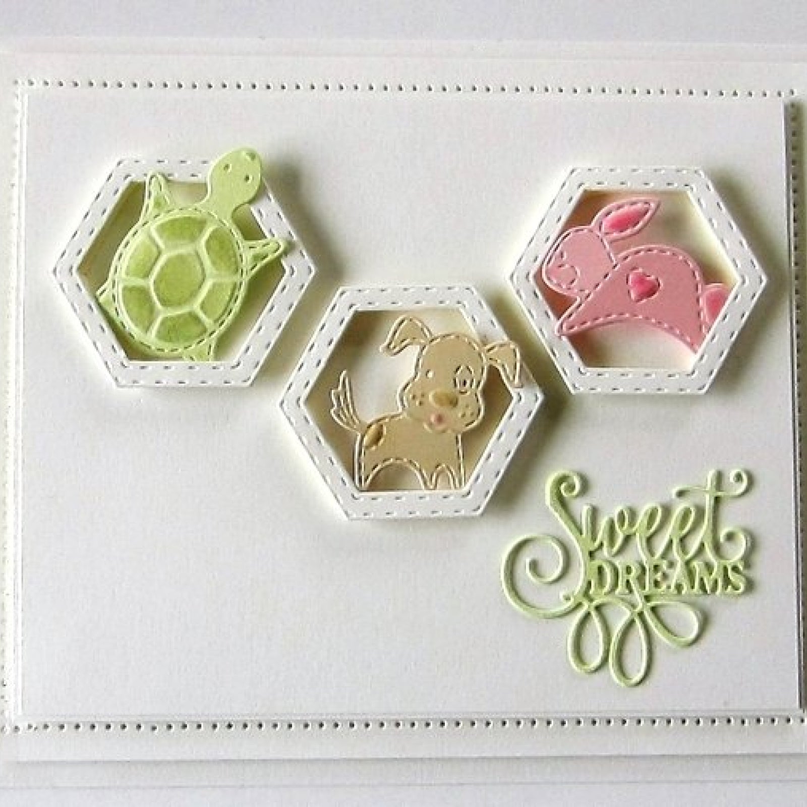 Sweet Dreams Stitched Animals Cutting & Embossing Dies