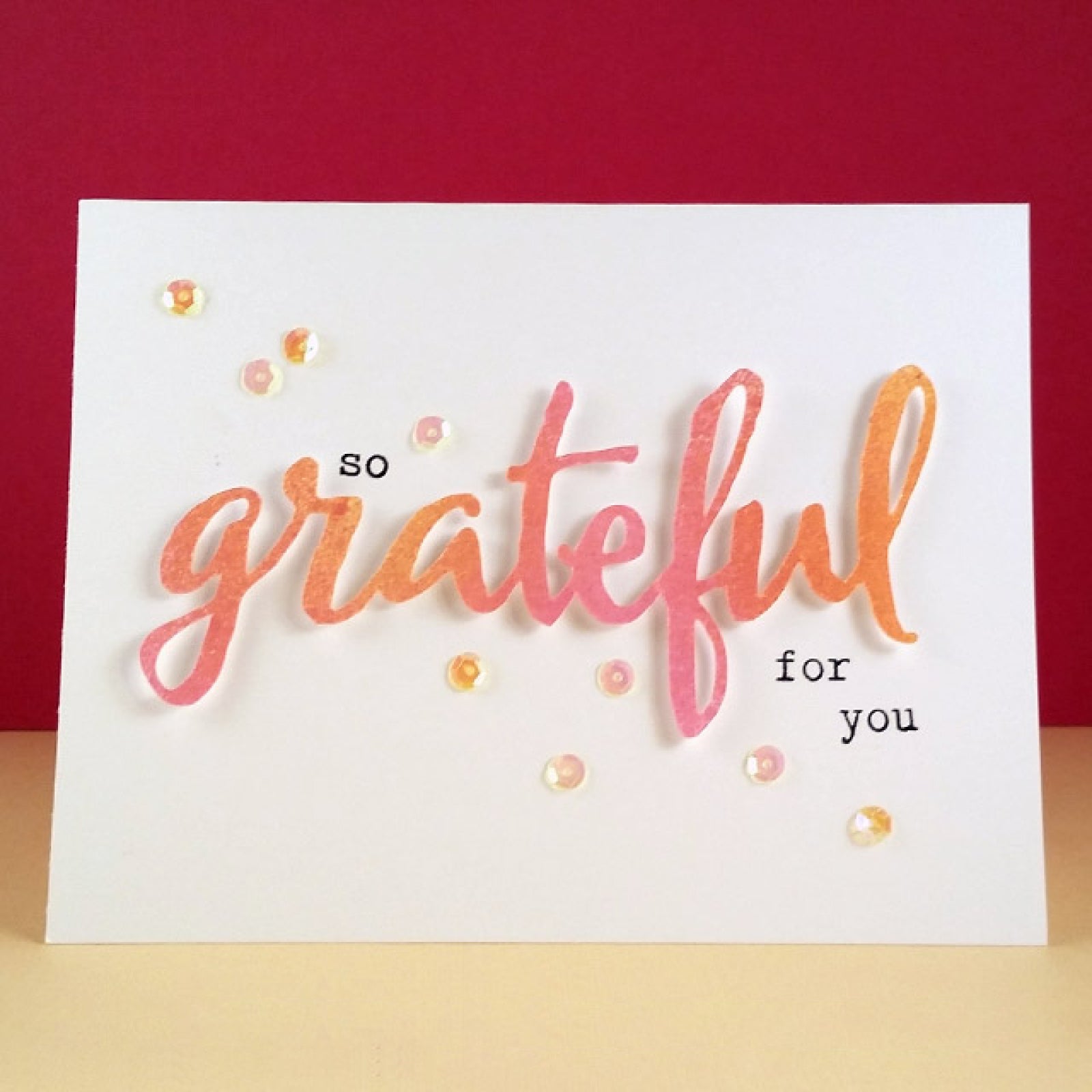 Welcome Family Sentiment Words Cutting Dies – Grateful Blessings
