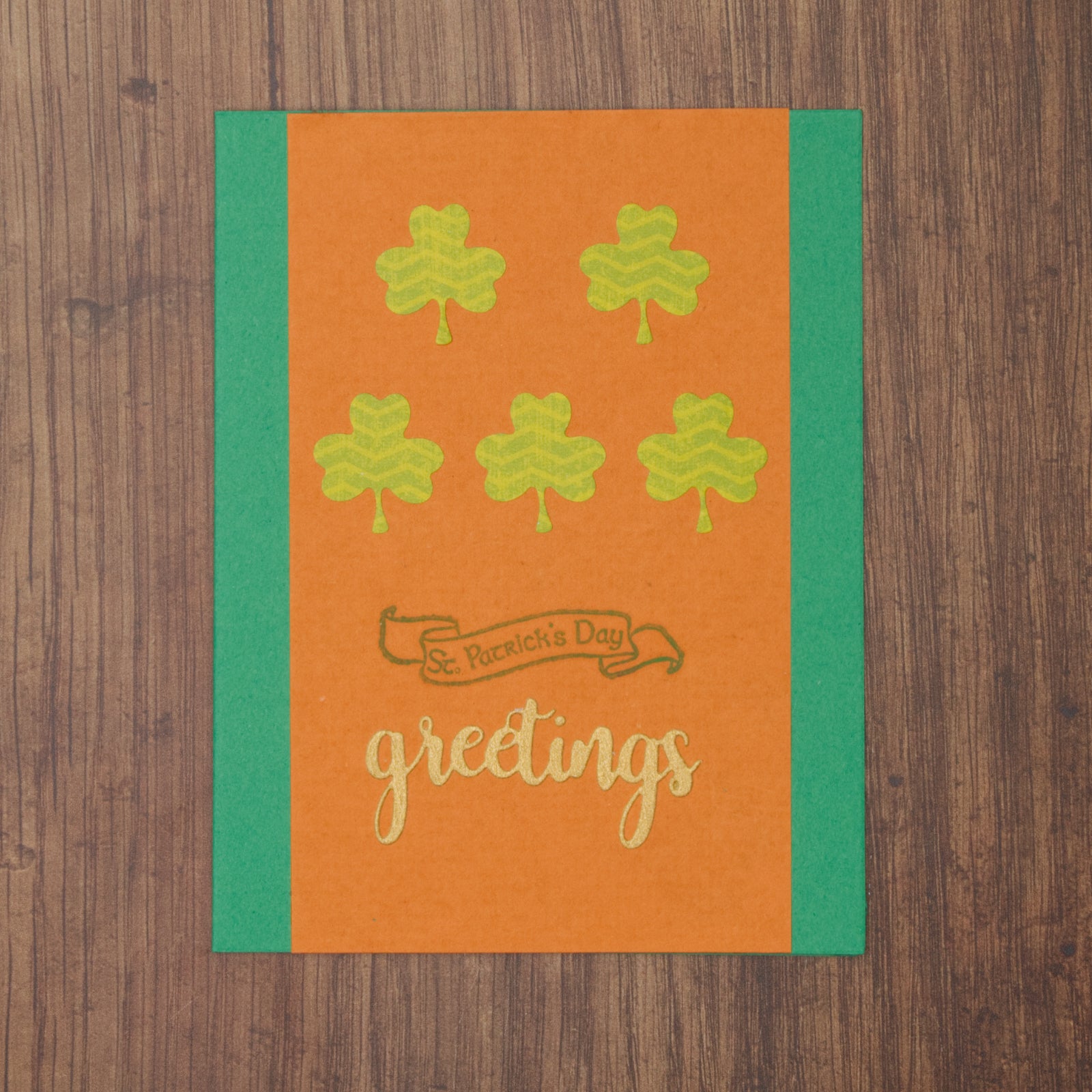 Shamrocks Clover Outline Border Cutting Die