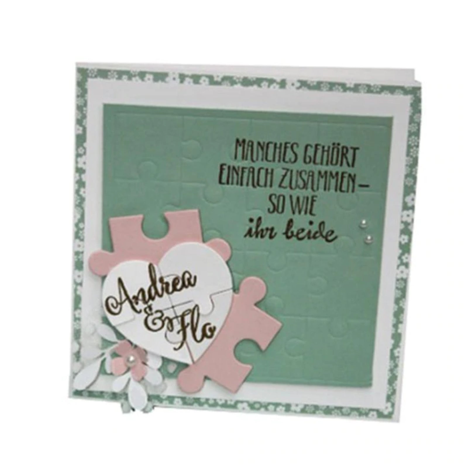 You Are My Missing Piece Jigsaw Puzzle Cutting Dies & Stamps Set