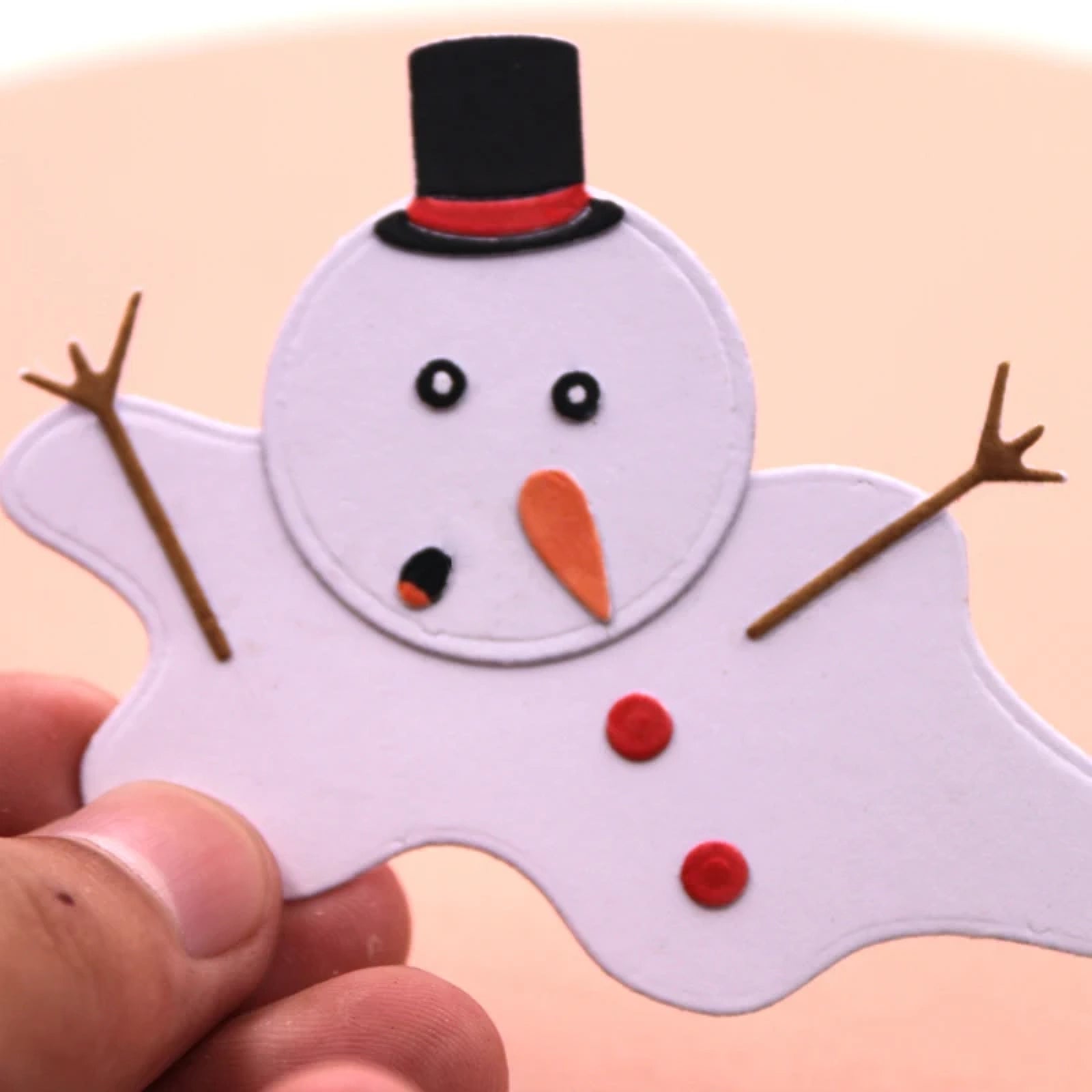 Melting Snowmen Cutting & Embossing Dies