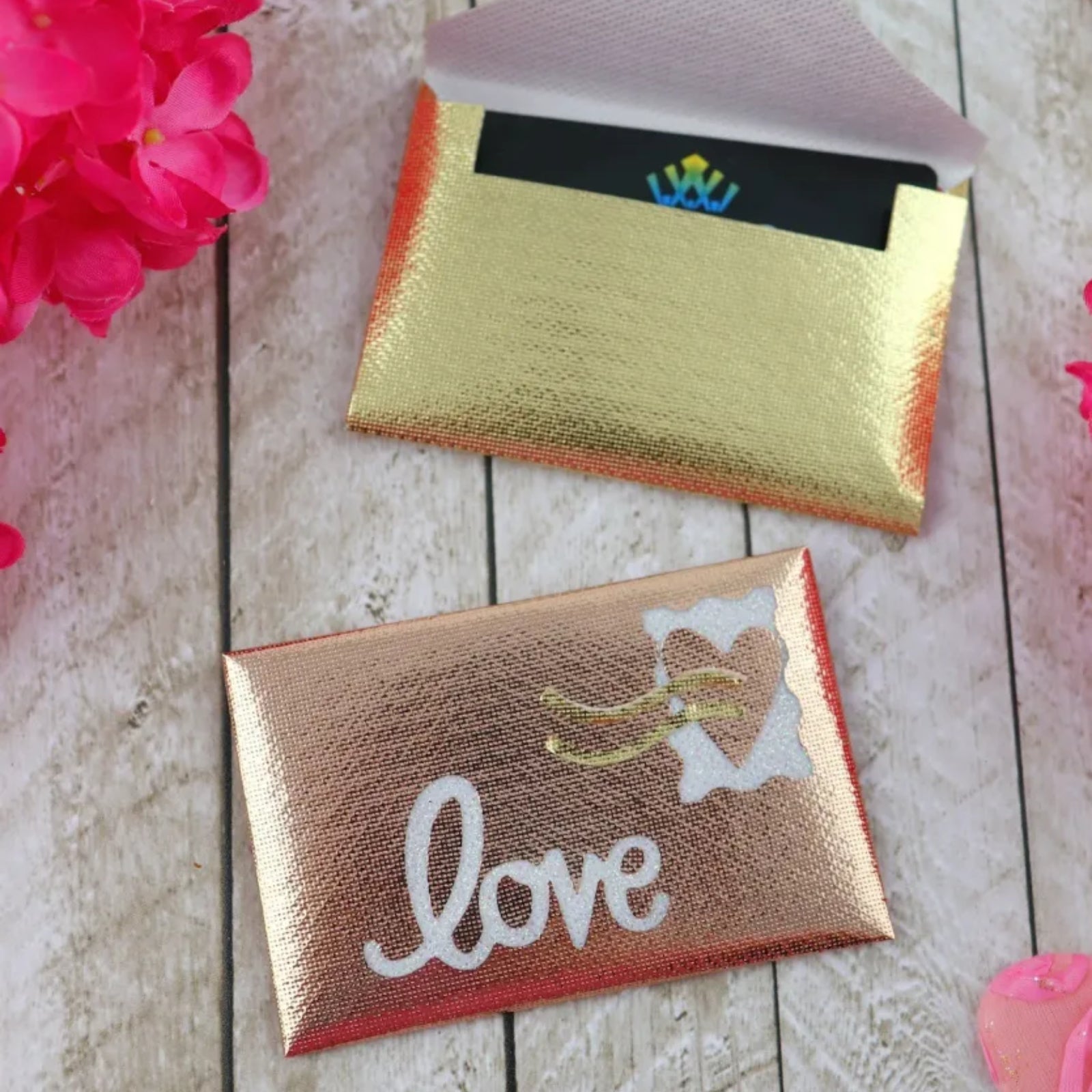 Love Note Make Your Own Envelope w Card Cutting & Embossing Dies