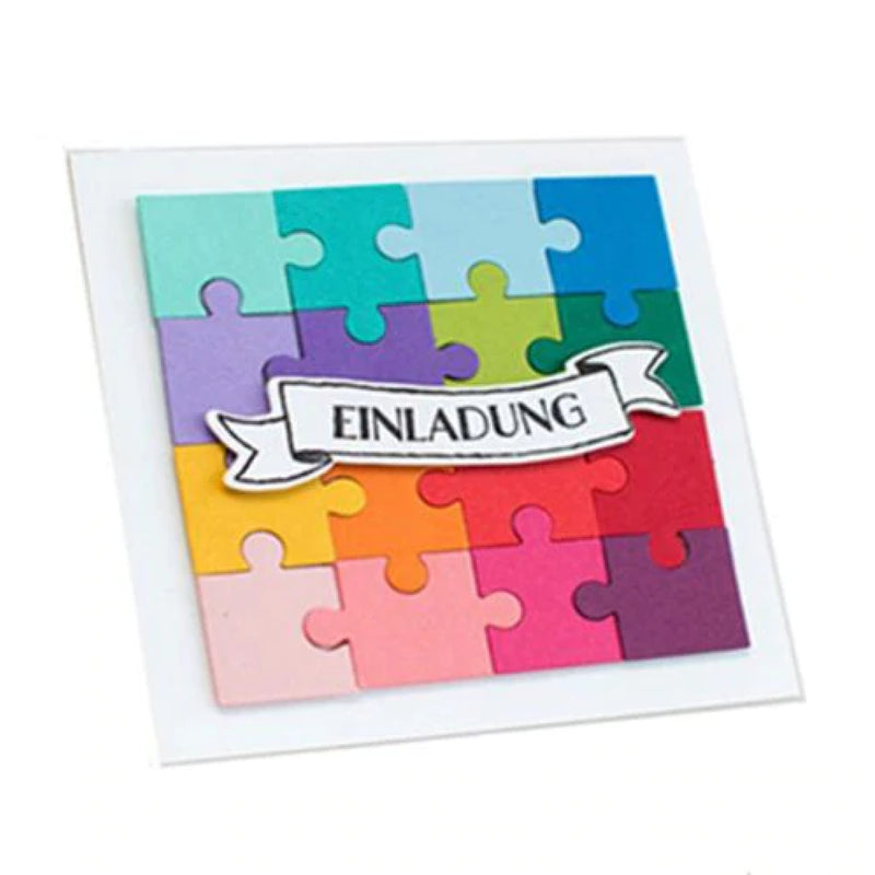 Love You to Pieces Puzzles Cutting & Embossing Dies