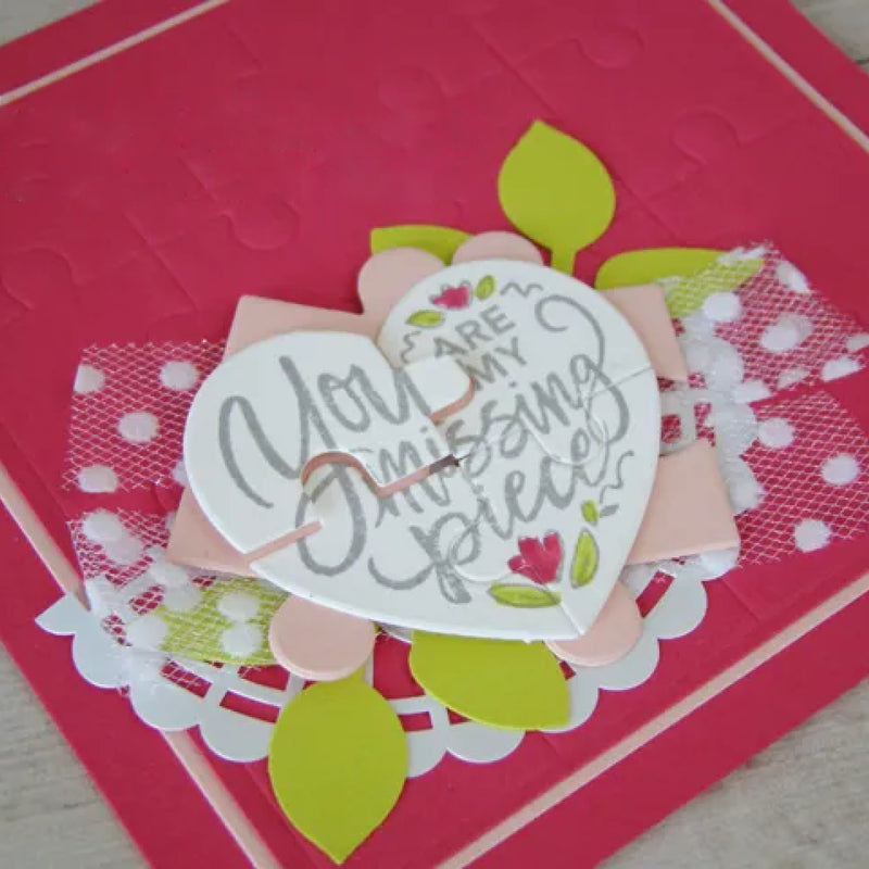 Love You to Pieces Puzzles Cutting & Embossing Dies