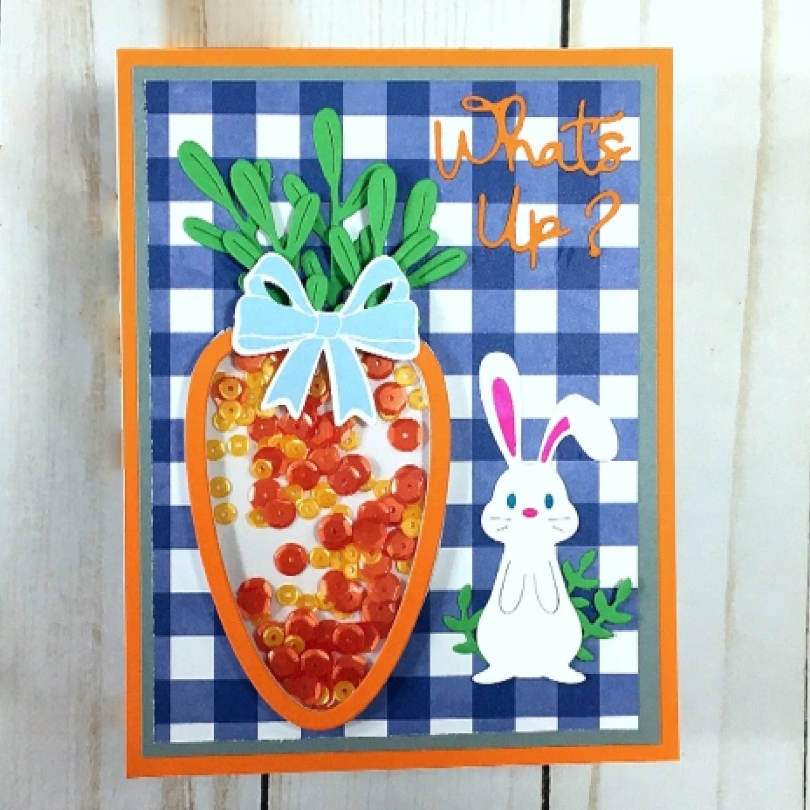 What’s Up? Bunny Duo w Carrot Frame Cutting Dies