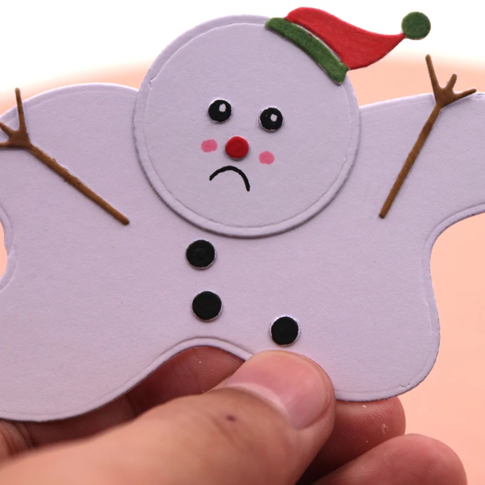 Melting Snowmen Cutting & Embossing Dies