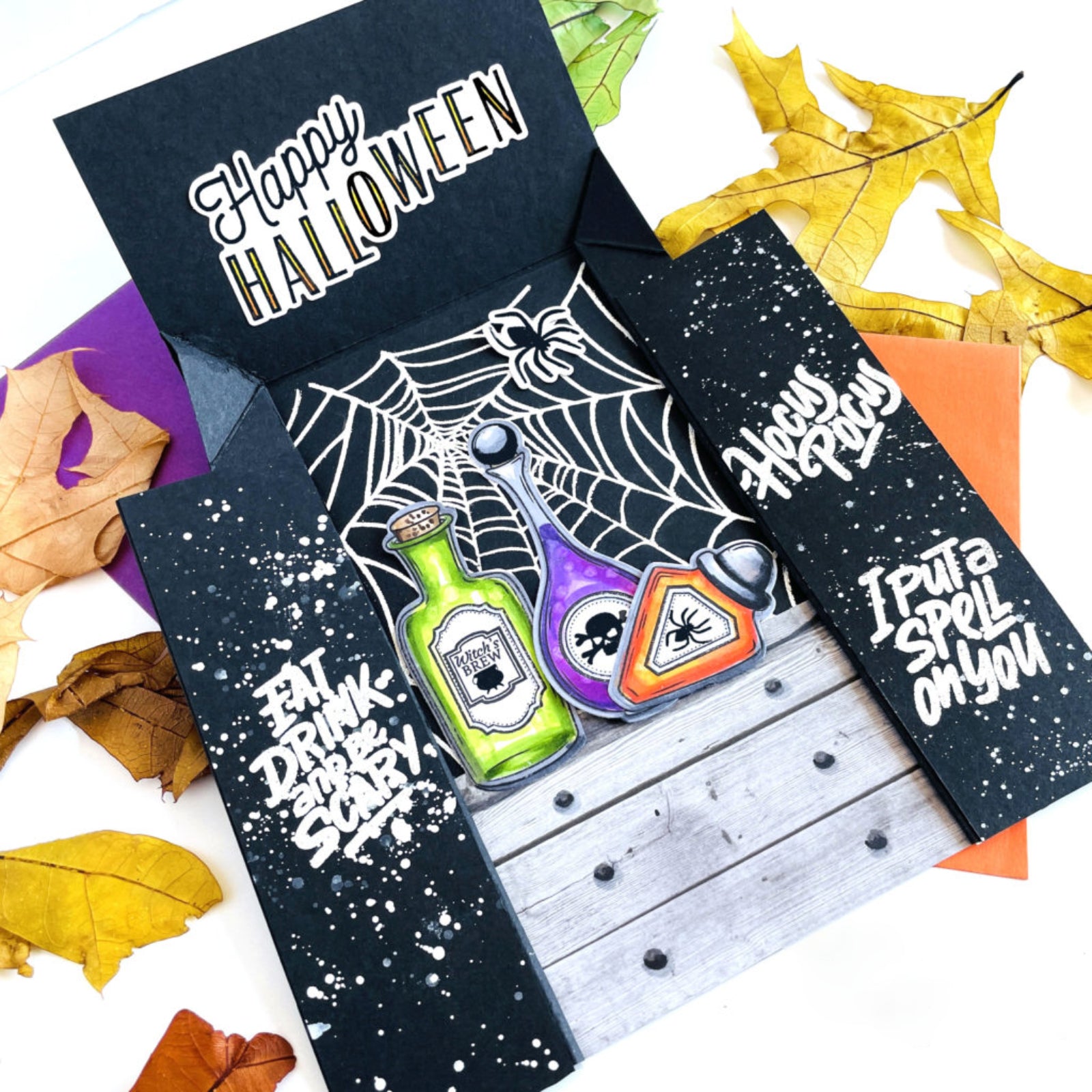 Powerful Potions Labels & Halloween Icons Cutting Dies & Stamps Set