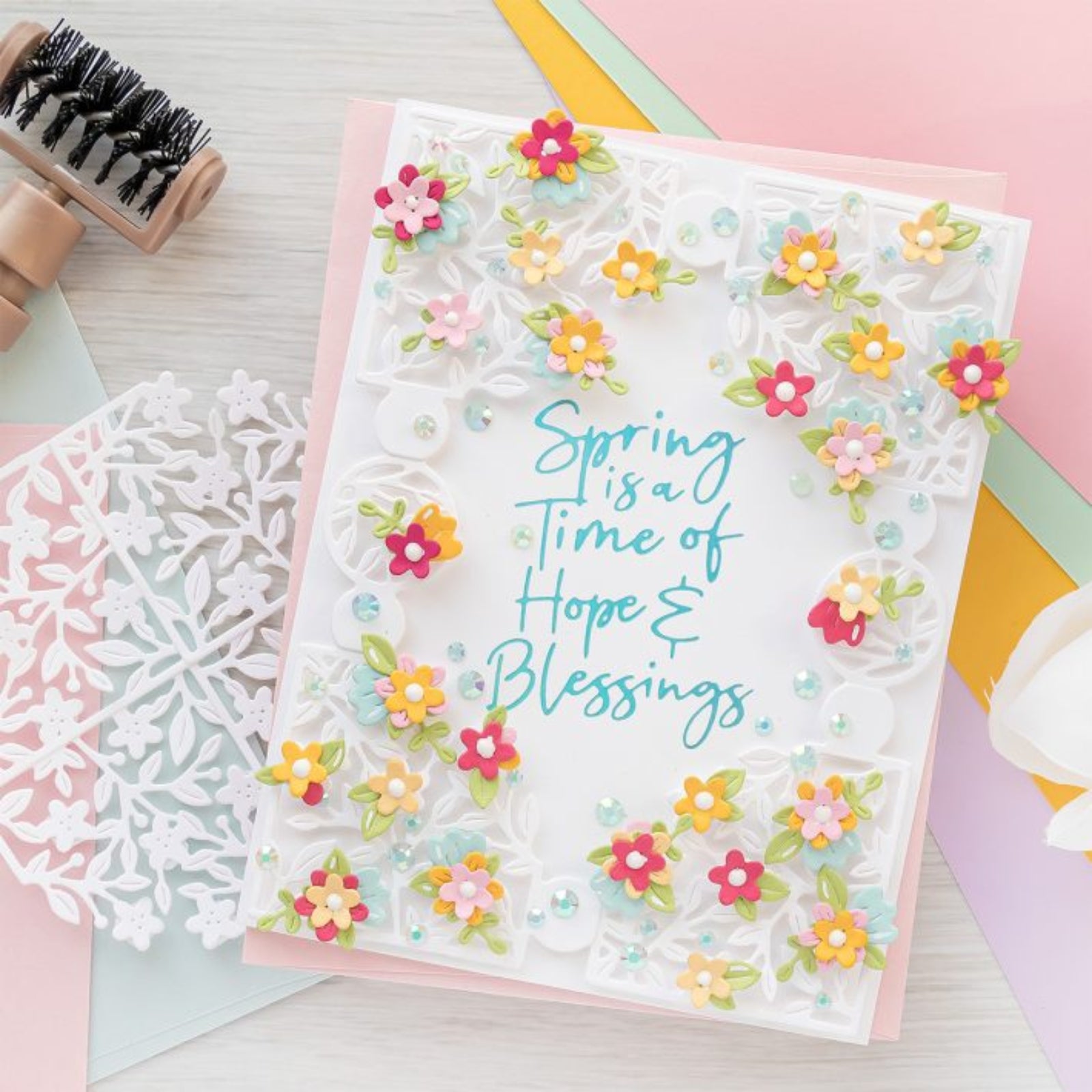Spring Has Sprung Make Your Own Floral Frame Cutting Dies