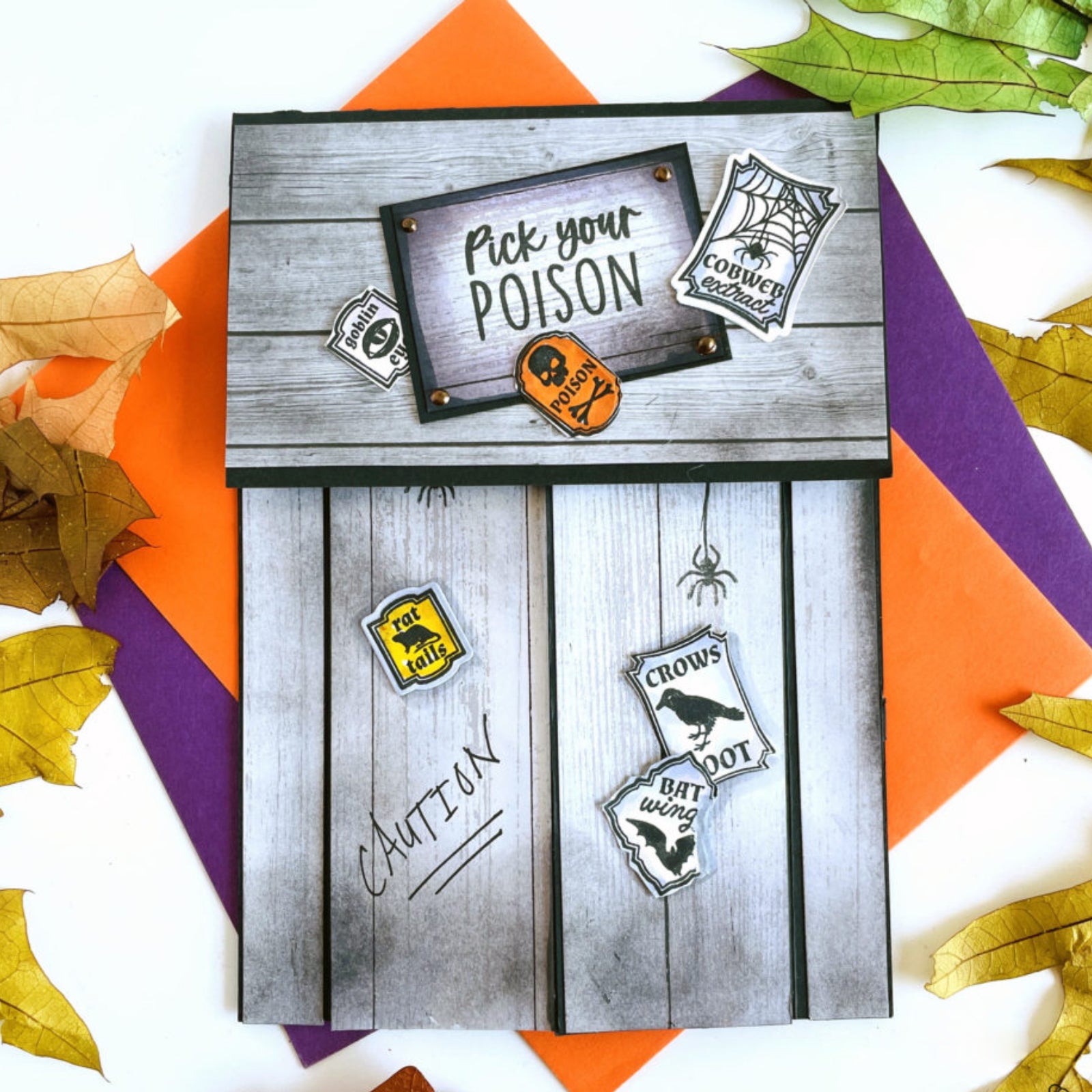 Powerful Potions Labels & Halloween Icons Cutting Dies & Stamps Set