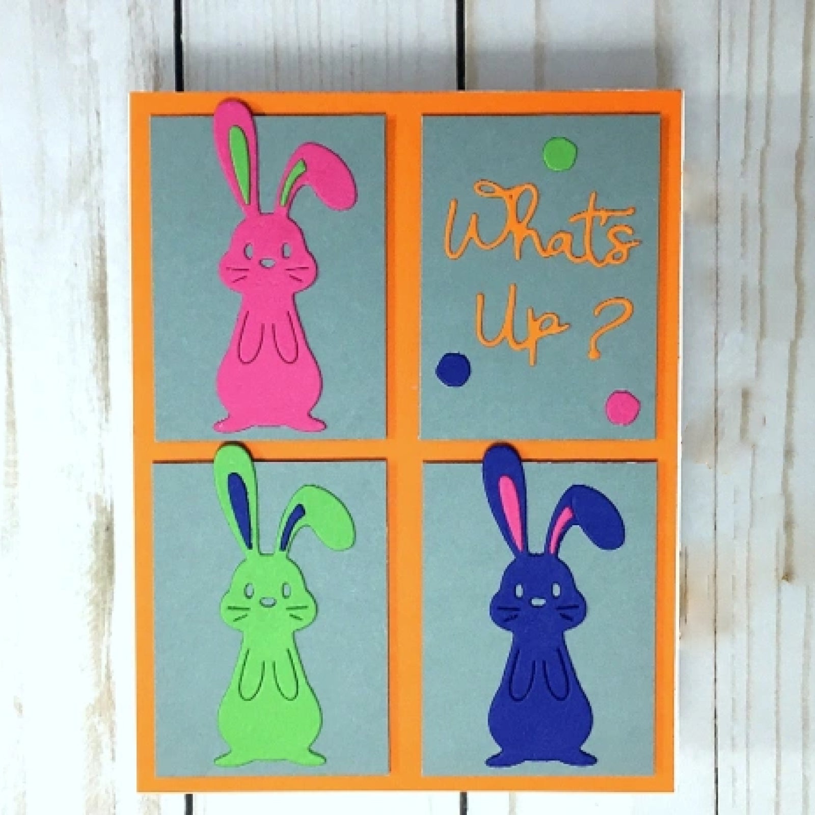 What’s Up? Bunny Duo w Carrot Frame Cutting Dies