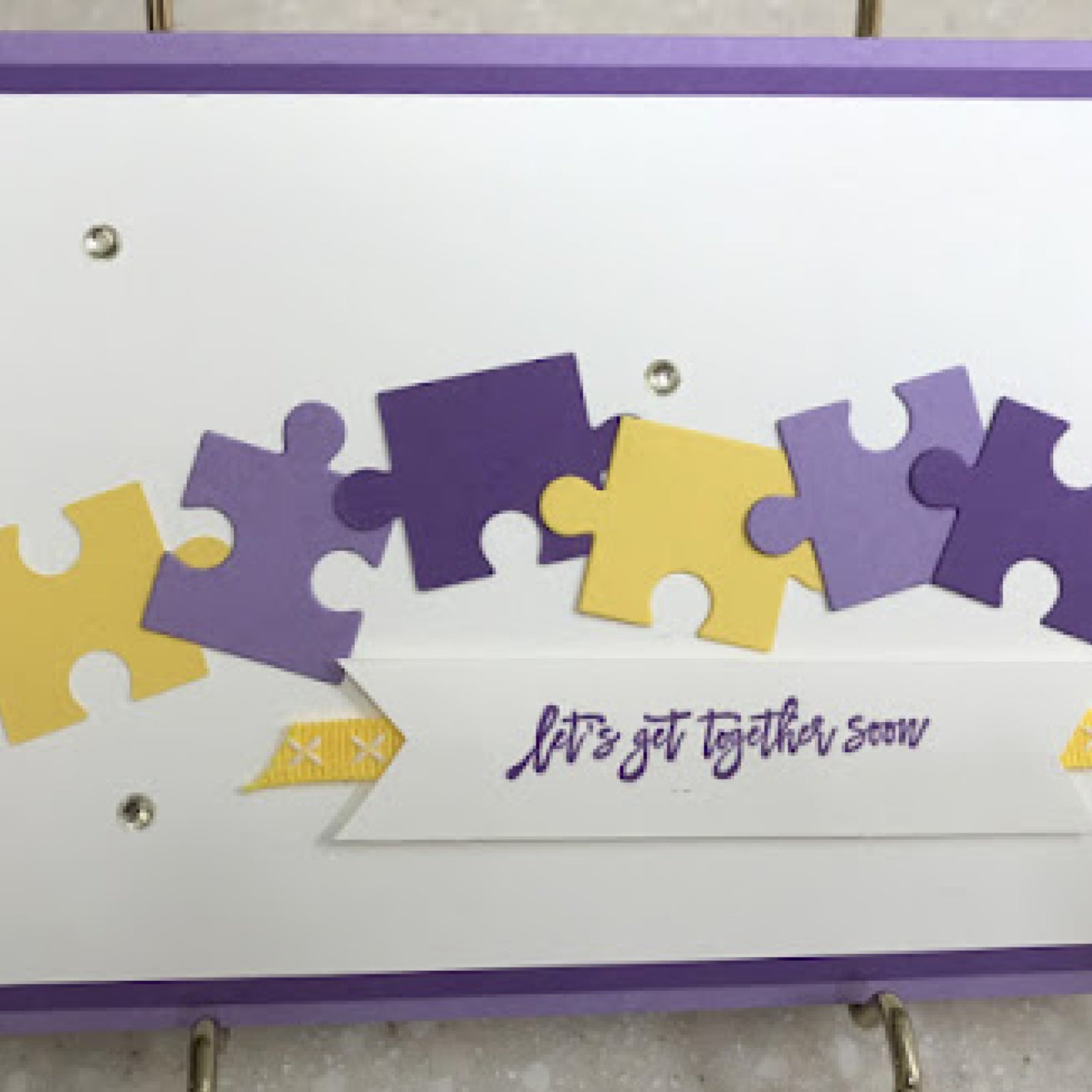 You Are My Missing Piece Jigsaw Puzzle Cutting Dies & Stamps Set