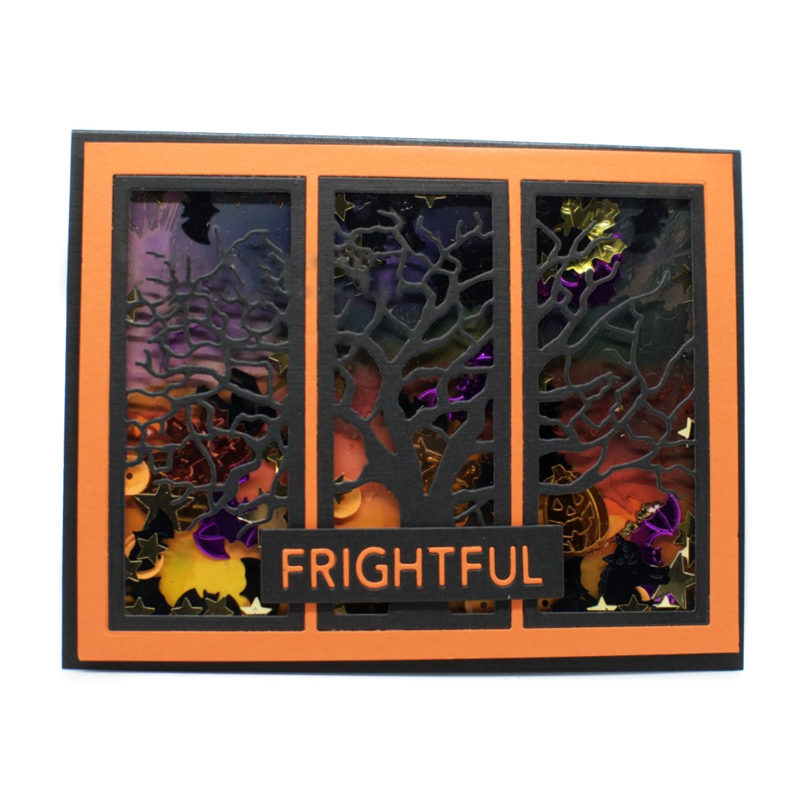 Halloween Block Sentiment Words Cutting Dies