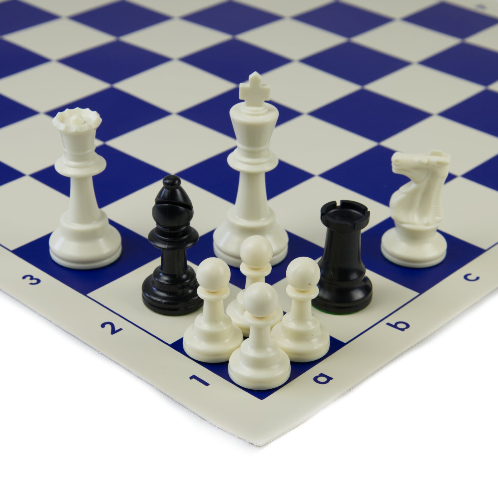20" Tournament Vinyl Chess Board - Blue